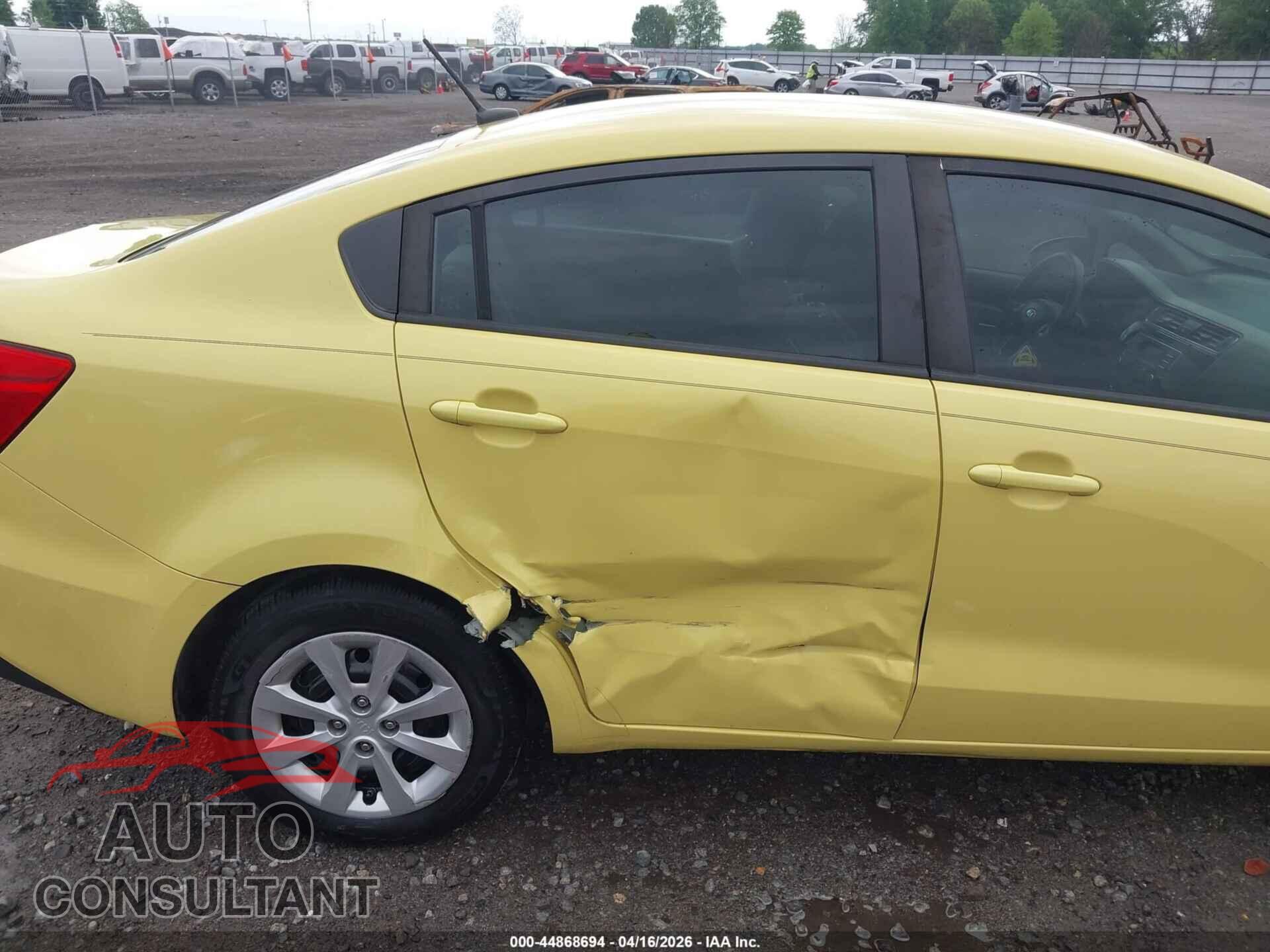 KIA RIO 2016 - KNADM4A31G6686625