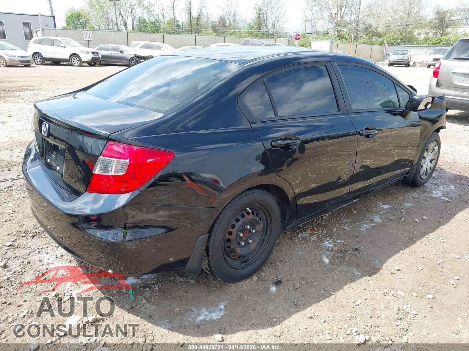HONDA CIVIC 2012 - 2HGFB2F54CH303500