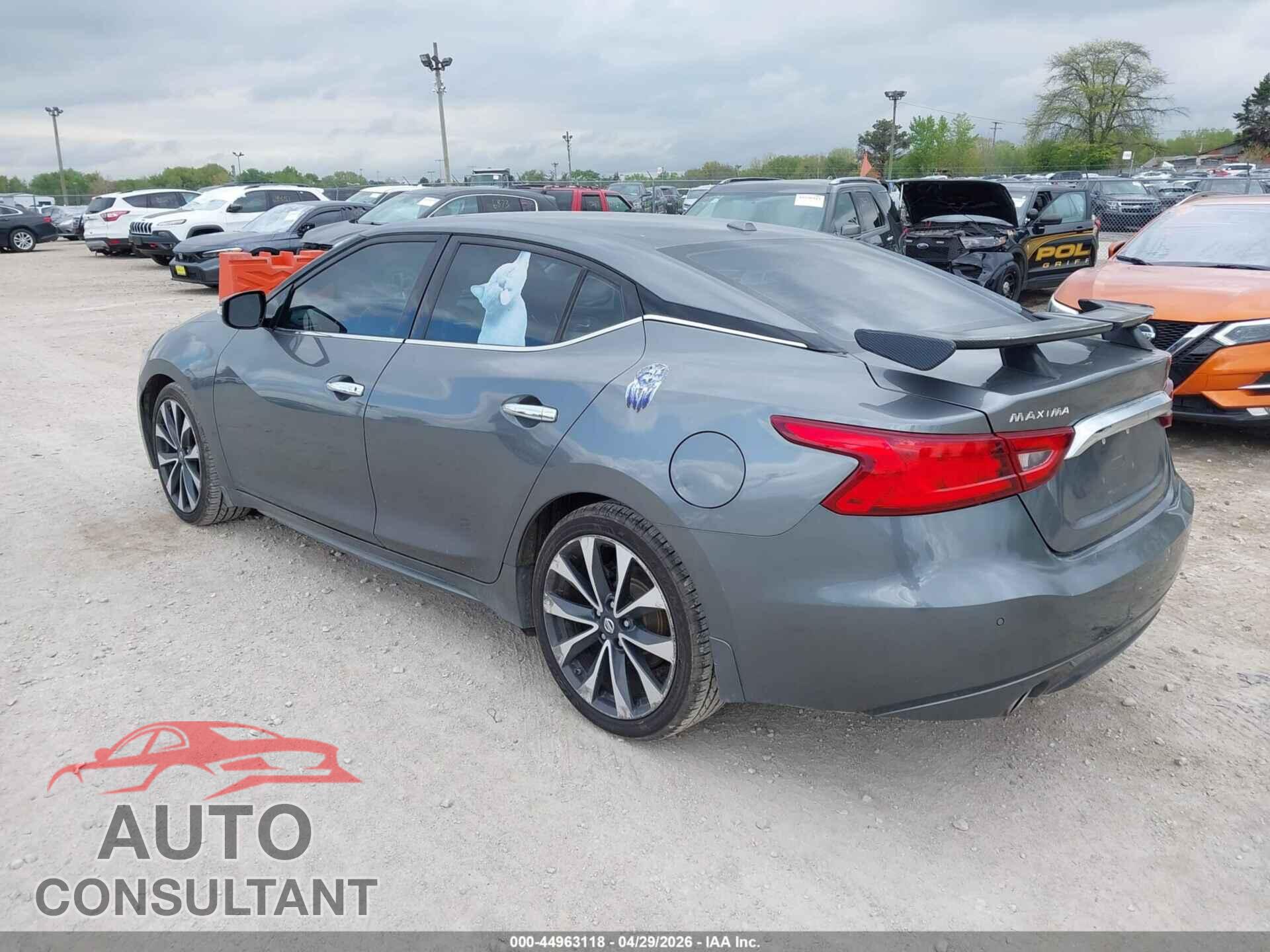 NISSAN MAXIMA 2017 - 1N4AA6AP8HC435042