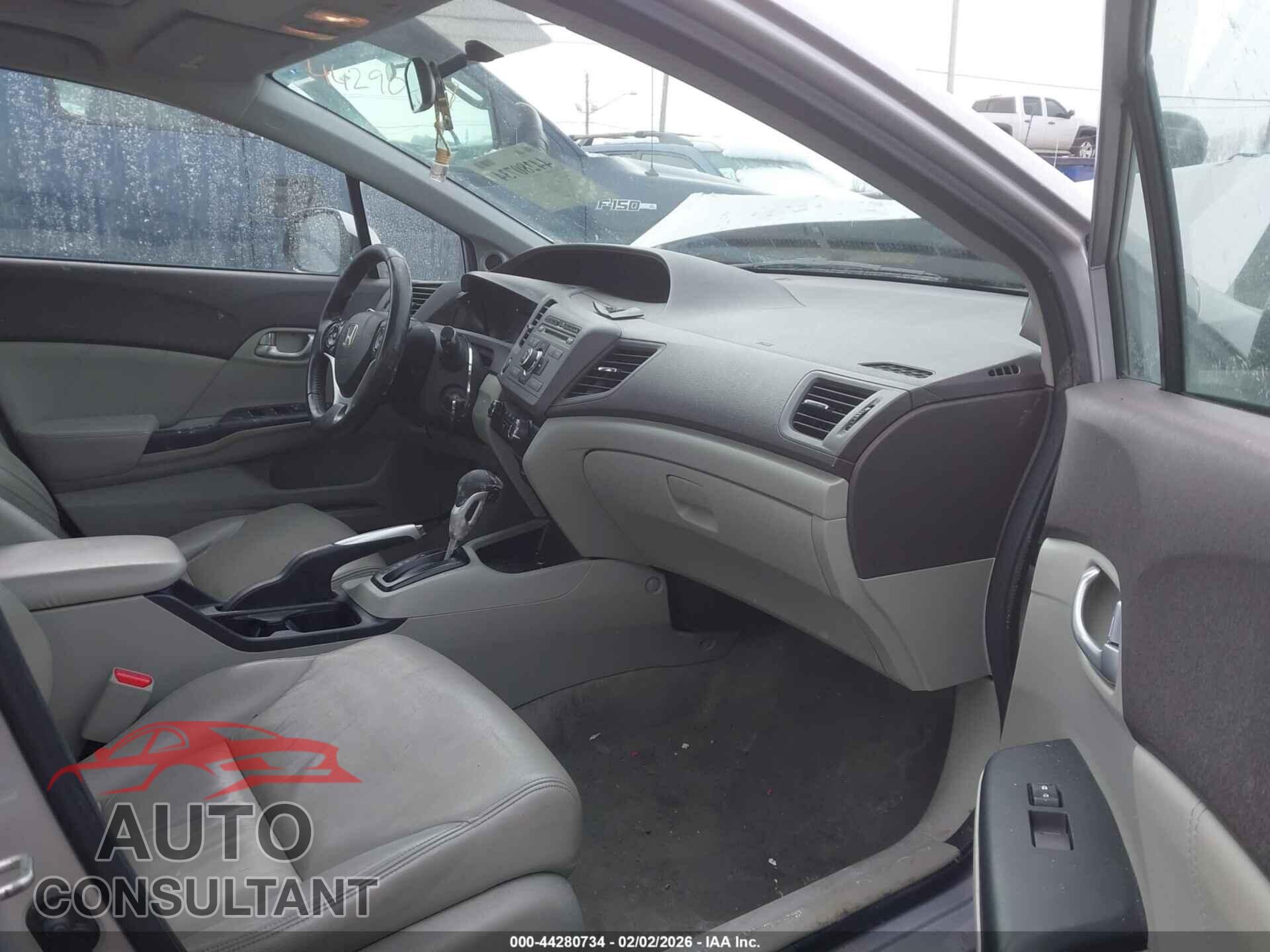 HONDA CIVIC 2012 - 19XFB2F98CE028937