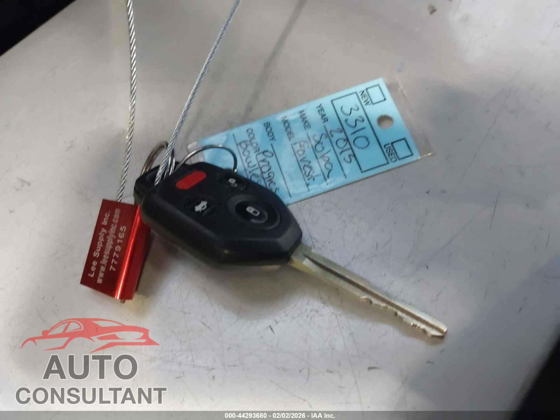 SUBARU FORESTER 2015 - JF2SJADC2FH834590