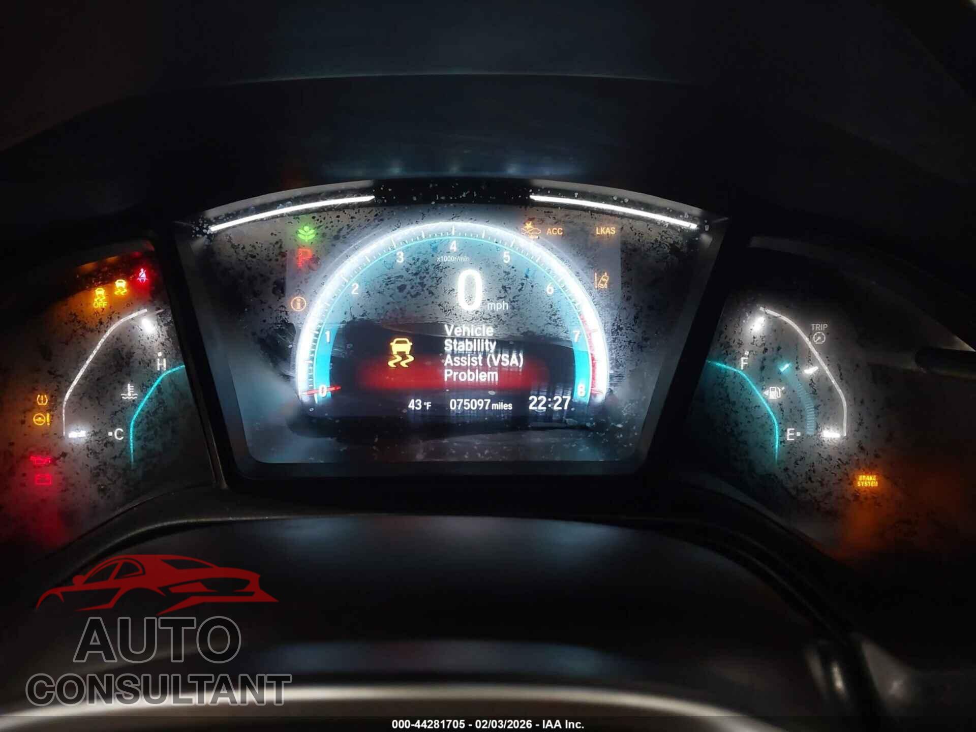 HONDA CIVIC 2019 - 2HGFC2F67KH517322