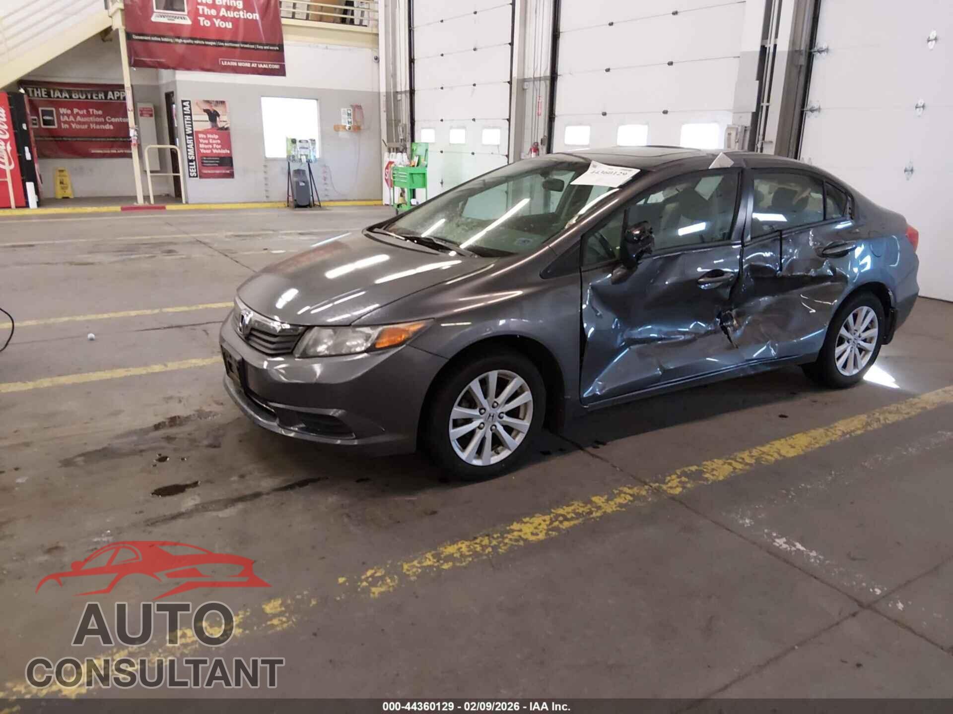 HONDA CIVIC 2012 - 2HGFB2F87CH307728