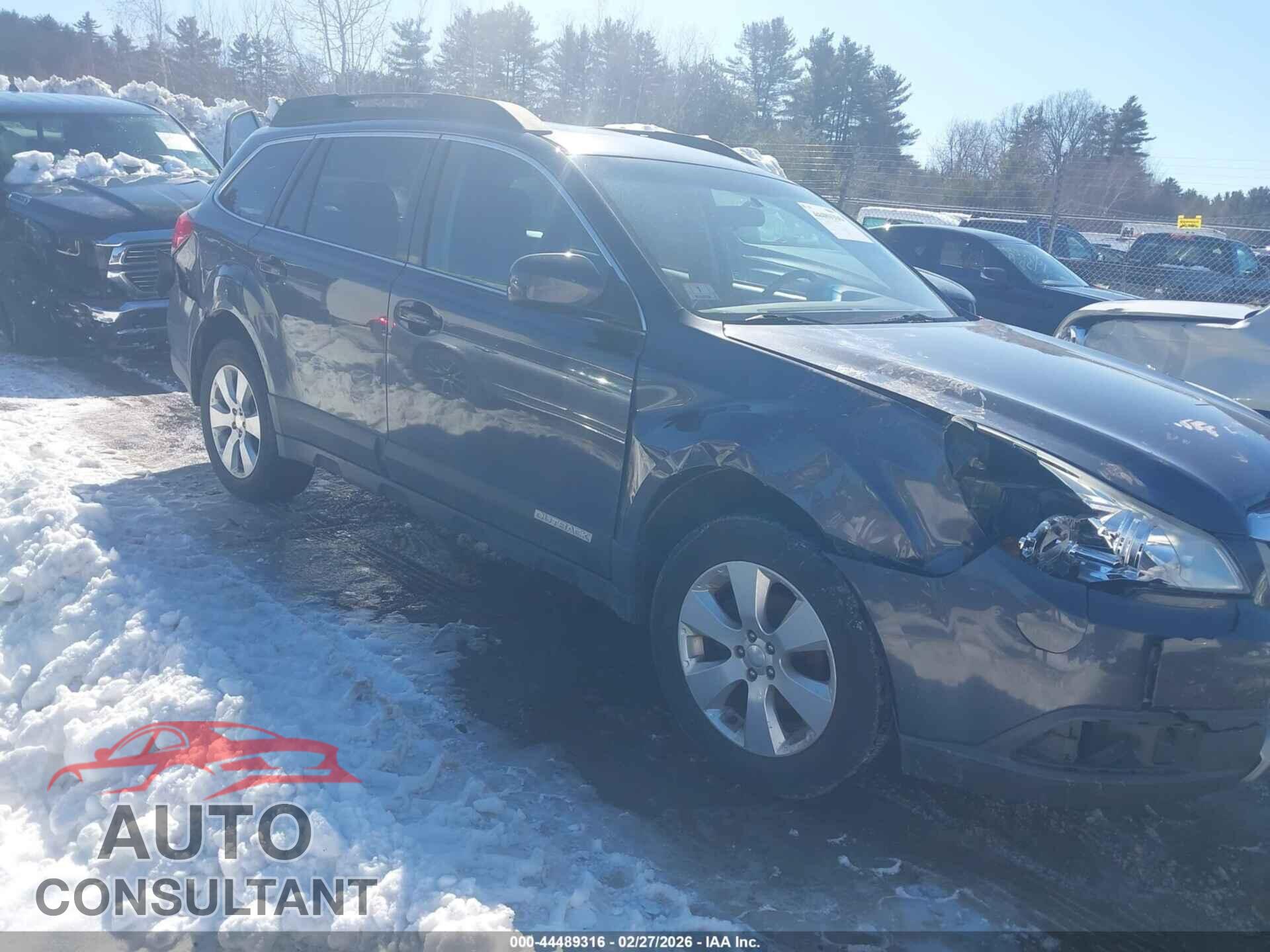 SUBARU OUTBACK 2010 - 4S4BRBKC2A3345818