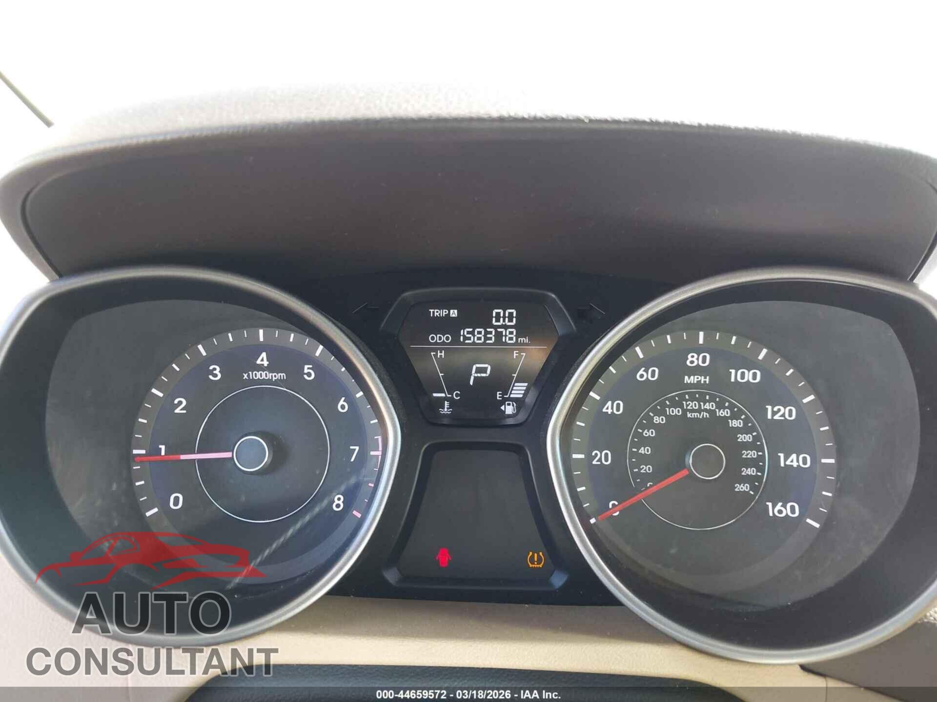 HYUNDAI ELANTRA 2012 - 5NPDH4AE7CH150545