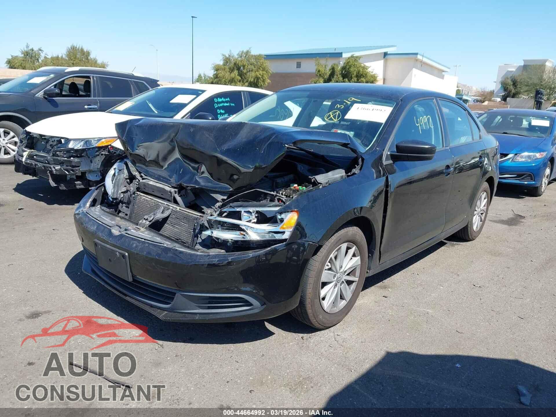 VOLKSWAGEN JETTA 2013 - 3VW2K7AJ9DM305774