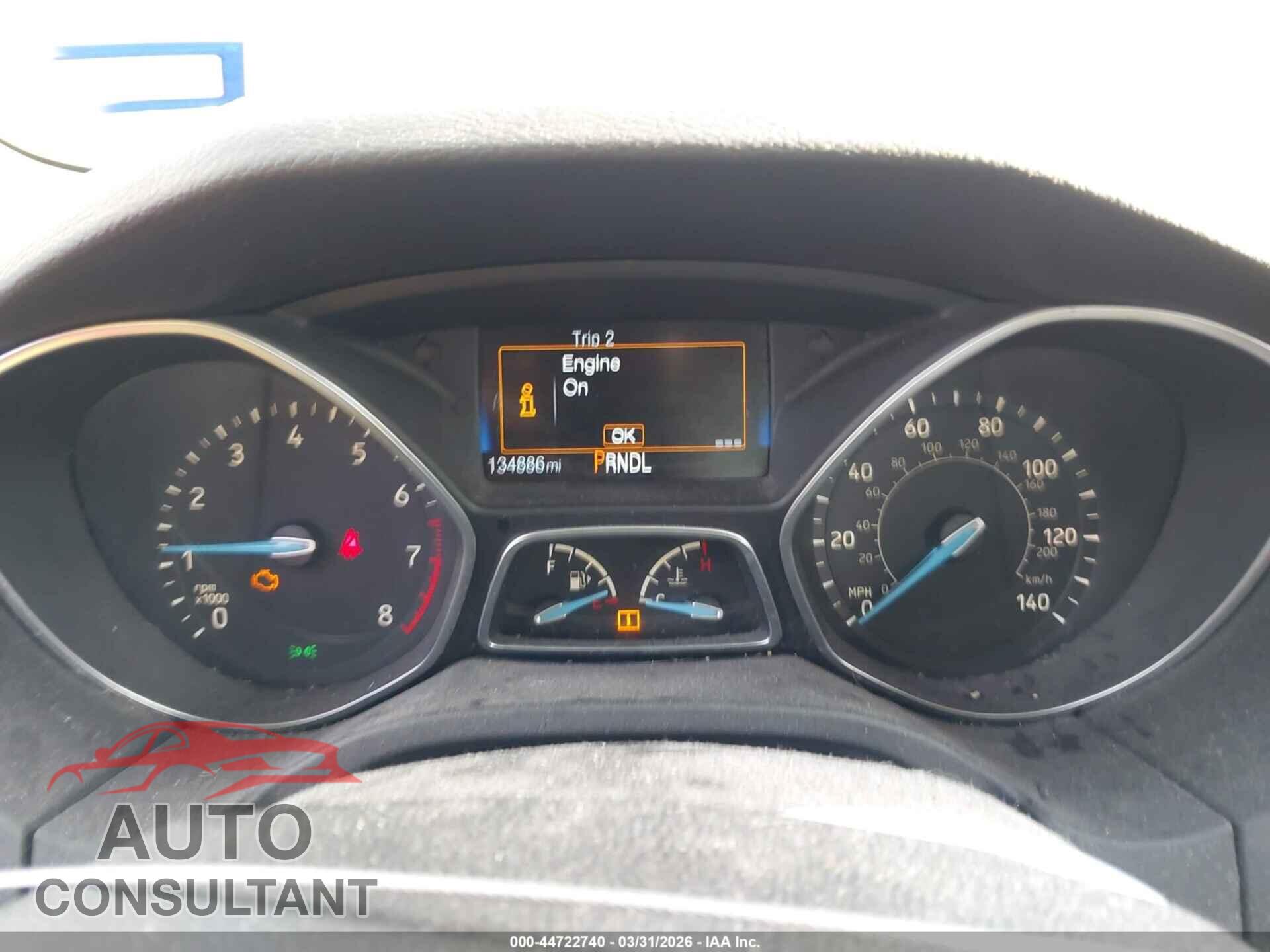 FORD FOCUS 2016 - 1FADP3E29GL394928