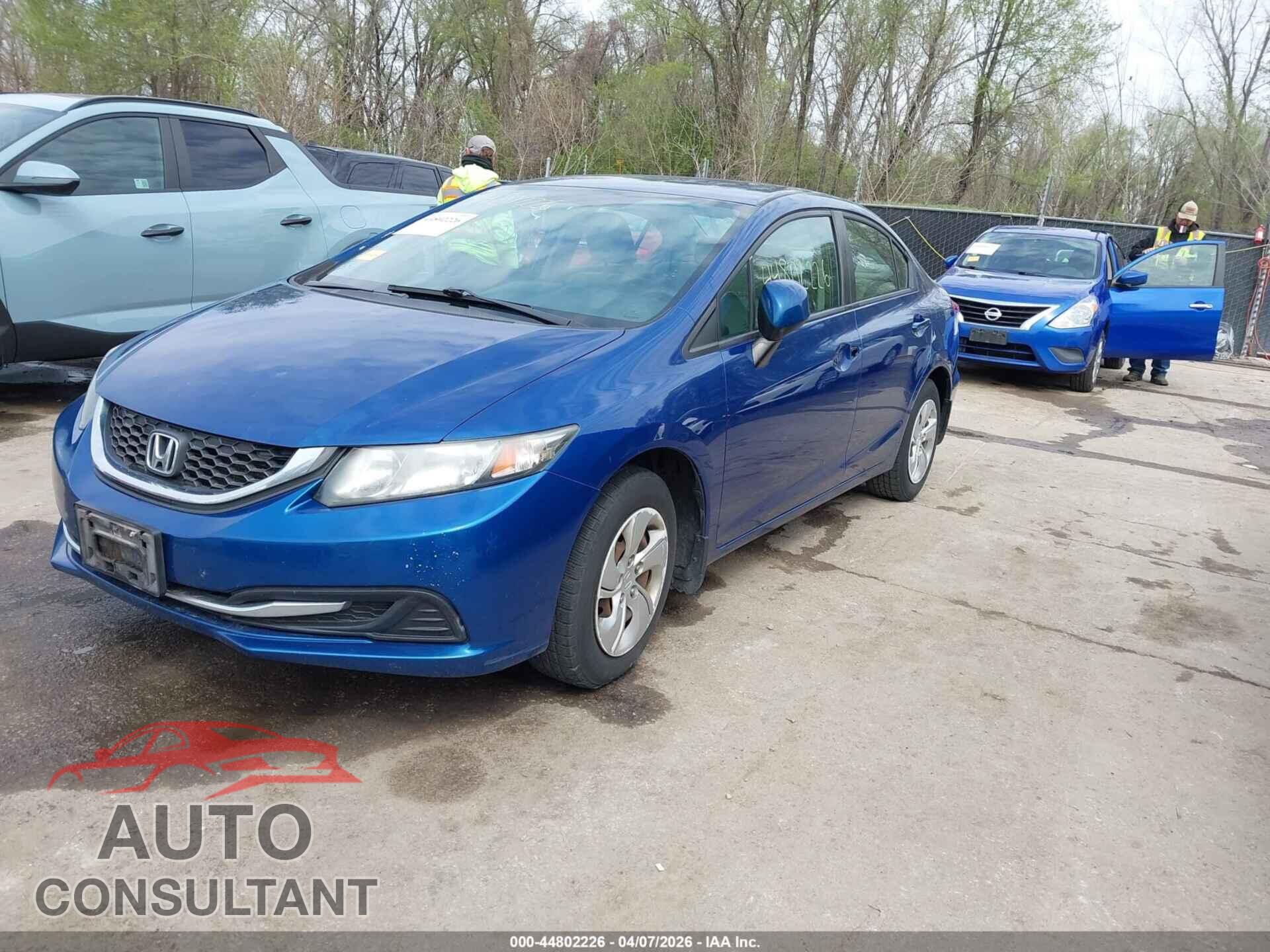 HONDA CIVIC 2013 - 19XFB2F54DE073565