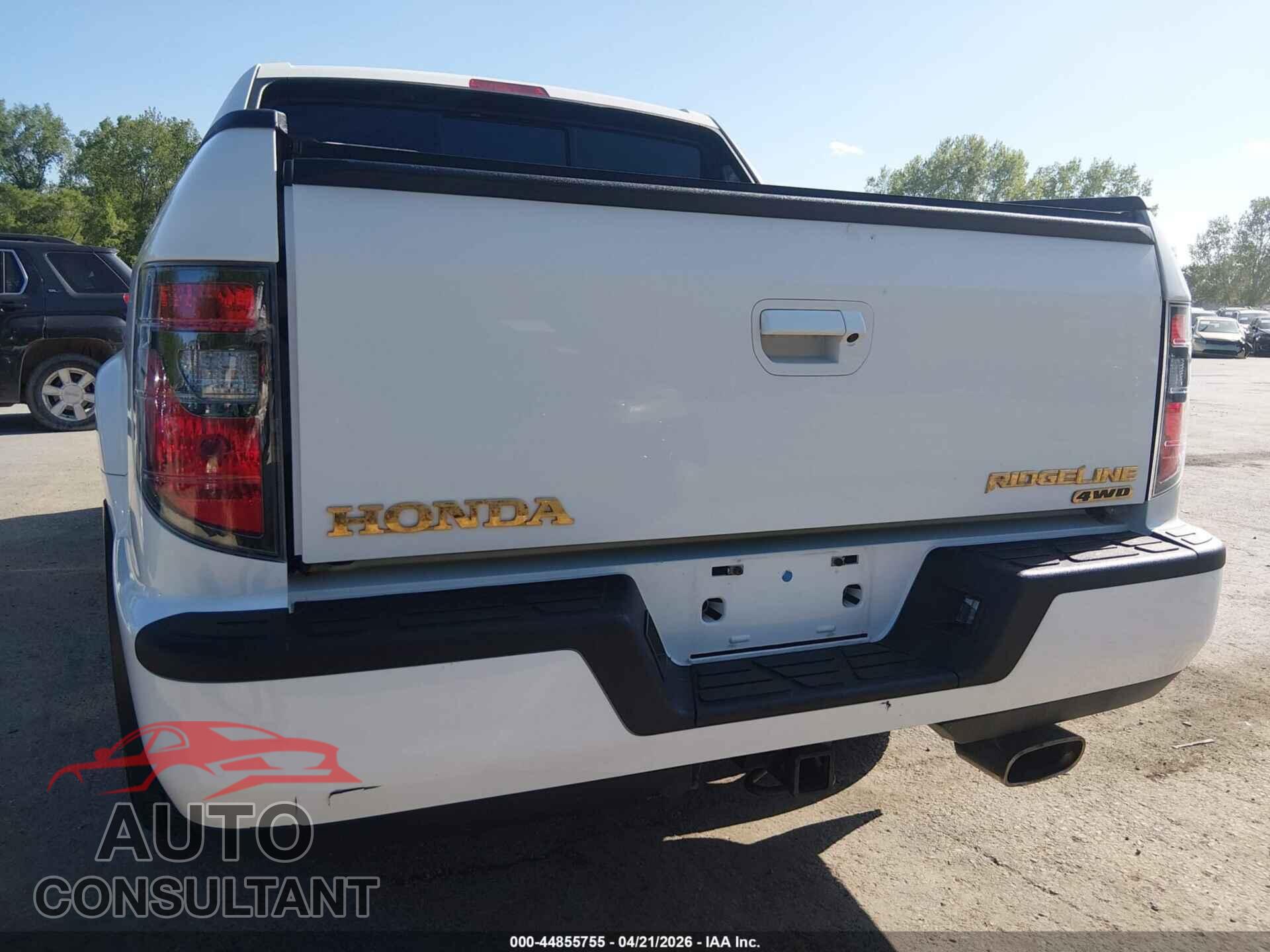 HONDA RIDGELINE 2013 - 5FPYK1F58DB001367