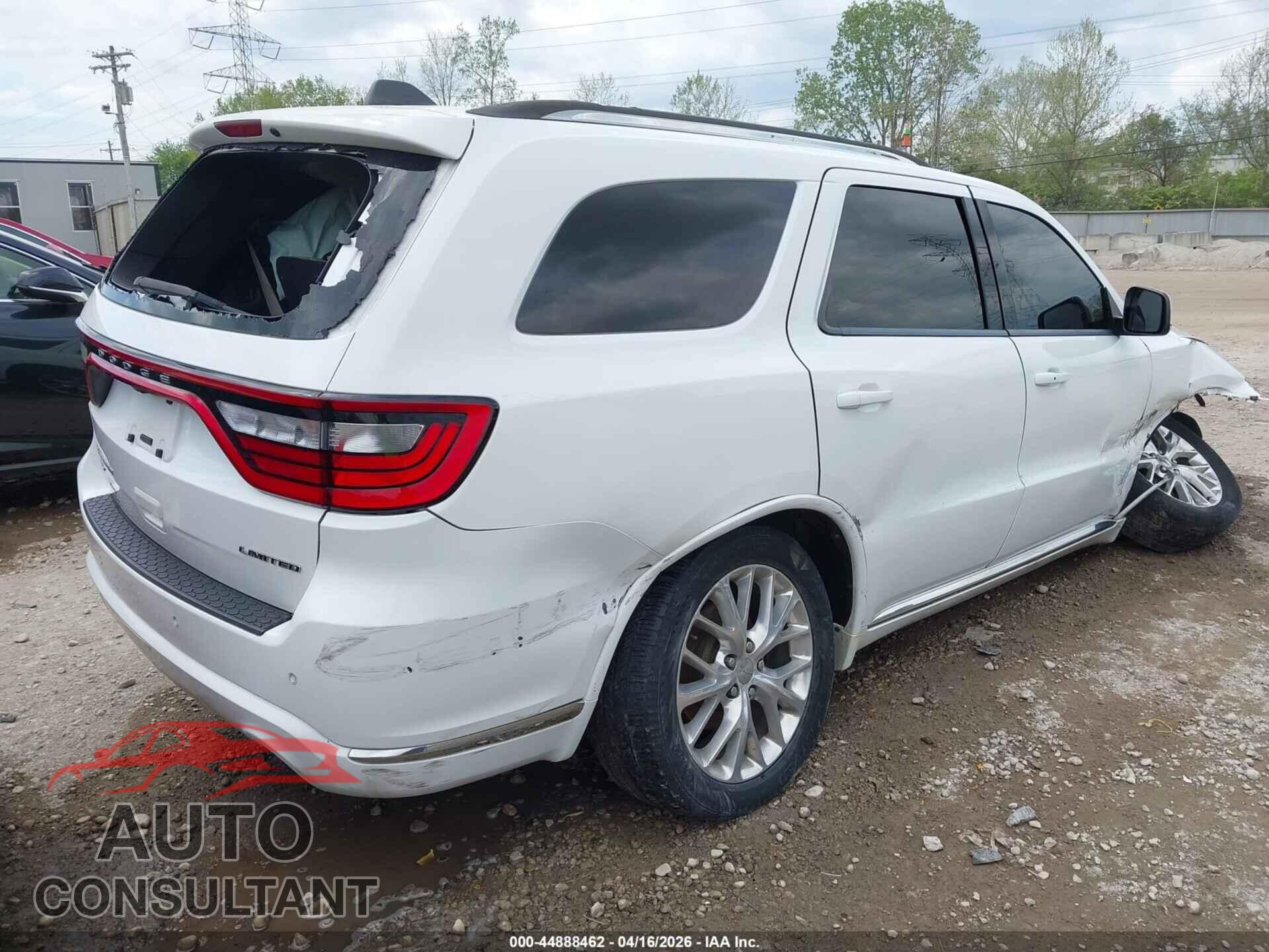 DODGE DURANGO 2016 - 1C4RDJDG3GC346870
