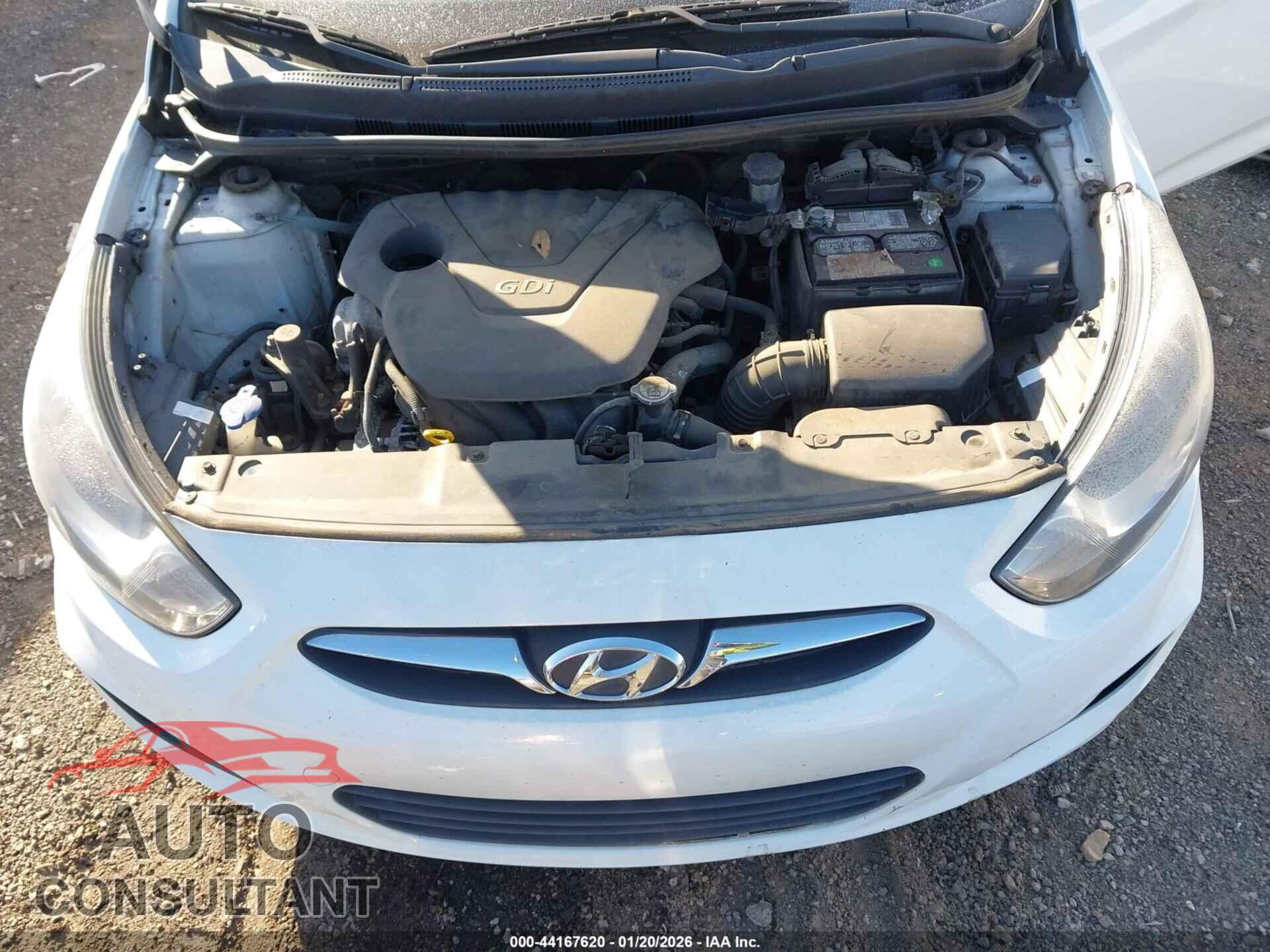 HYUNDAI ACCENT 2012 - KMHCT4AE5CU185287