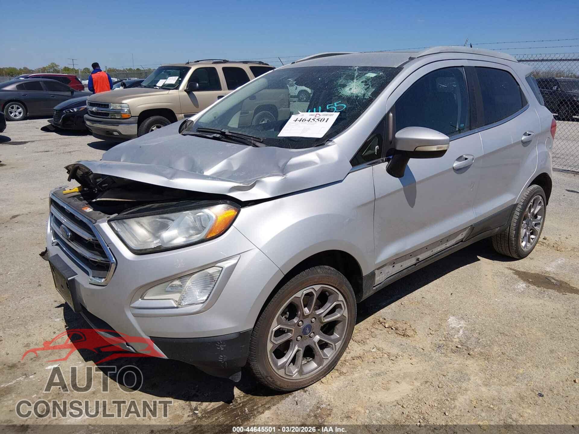 FORD ECOSPORT 2020 - MAJ6S3KL0LC322353