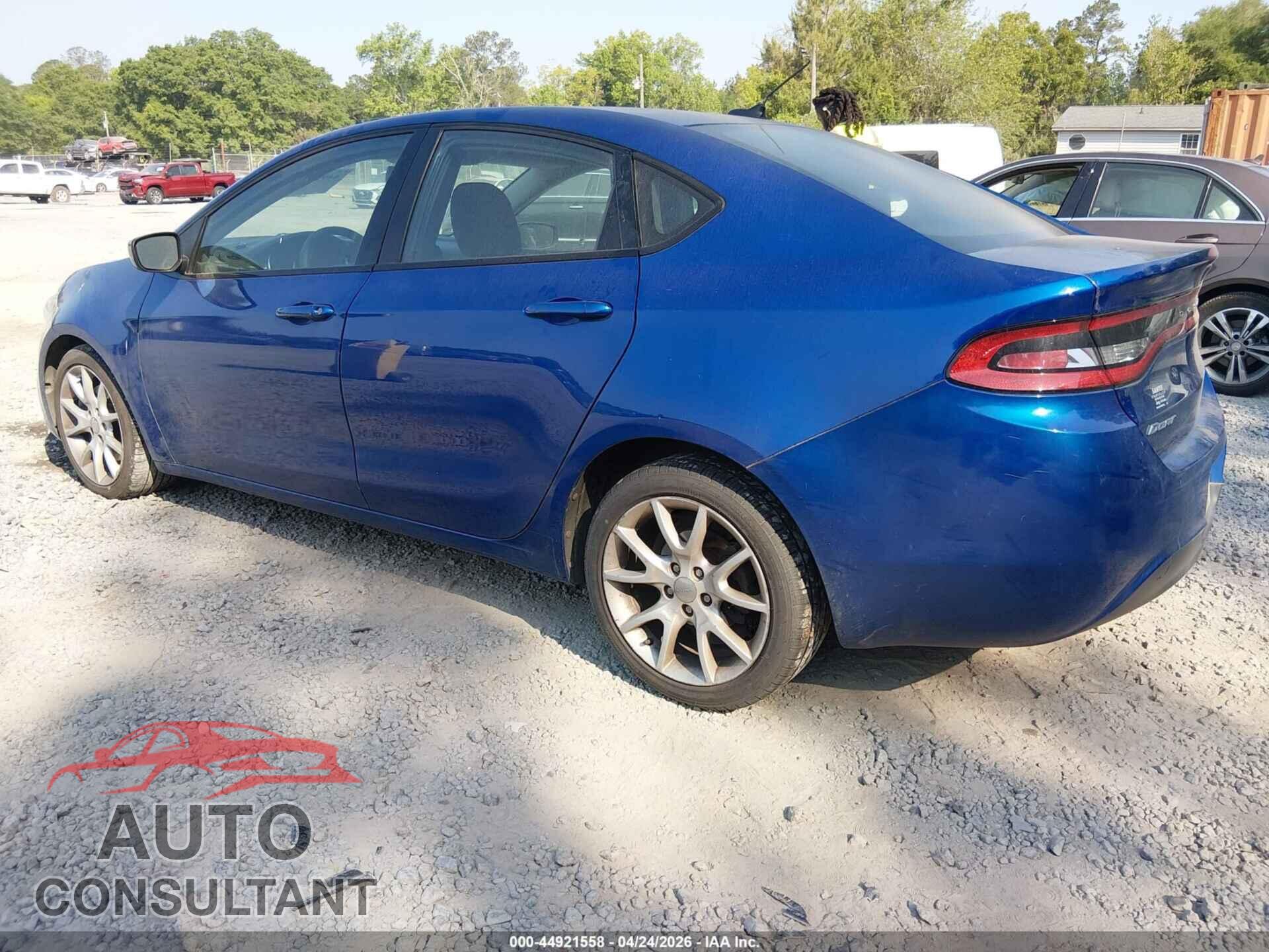 DODGE DART 2013 - 1C3CDFBA9DD226258
