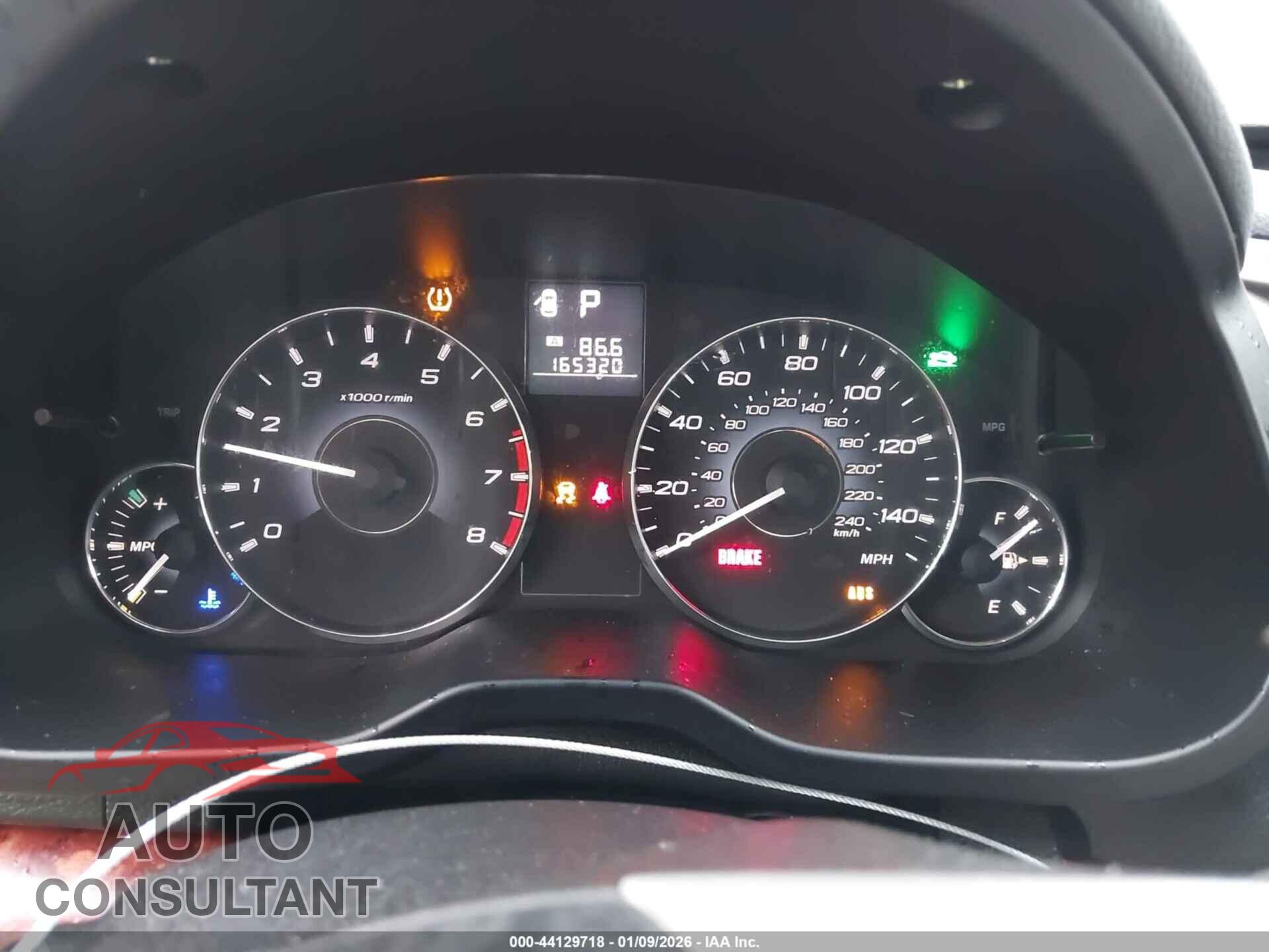 SUBARU OUTBACK 2012 - 4S4SBRCKC9C320766