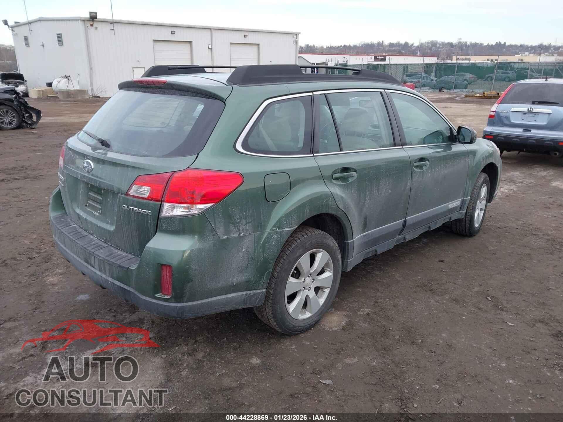 SUBARU OUTBACK 2012 - 4S4BRCAC5C3203036