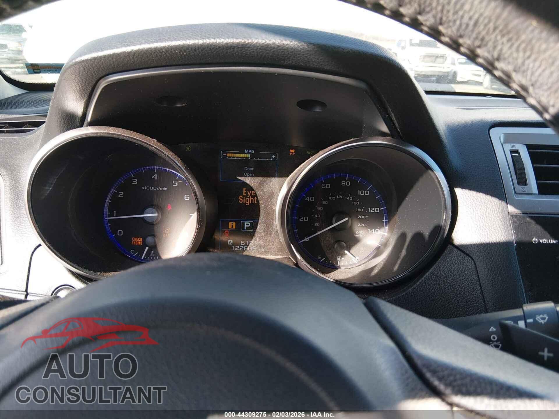 SUBARU OUTBACK 2017 - 4S4BSAFC9H3301737