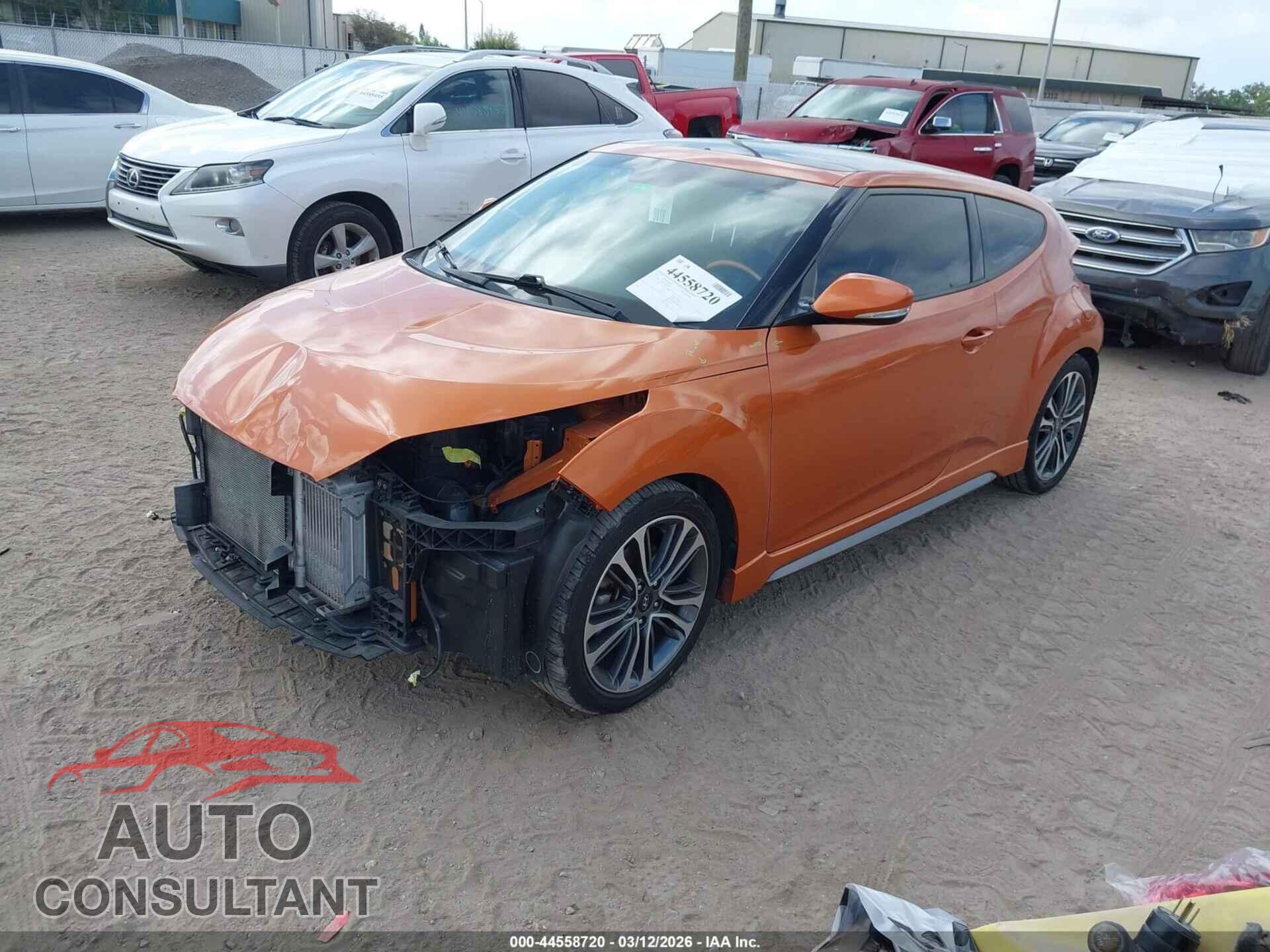 HYUNDAI VELOSTER 2016 - KMHTC6AE6GU301209