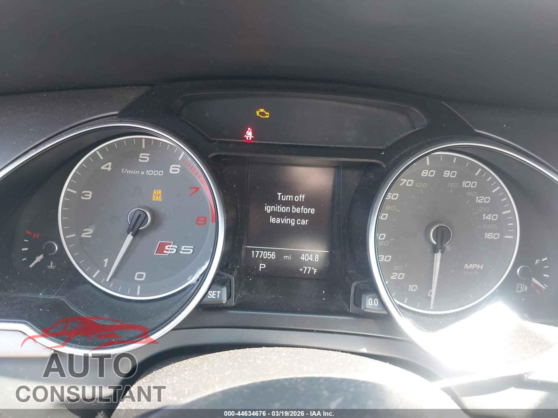AUDI S5 2014 - WAUVGAFR0EA019918