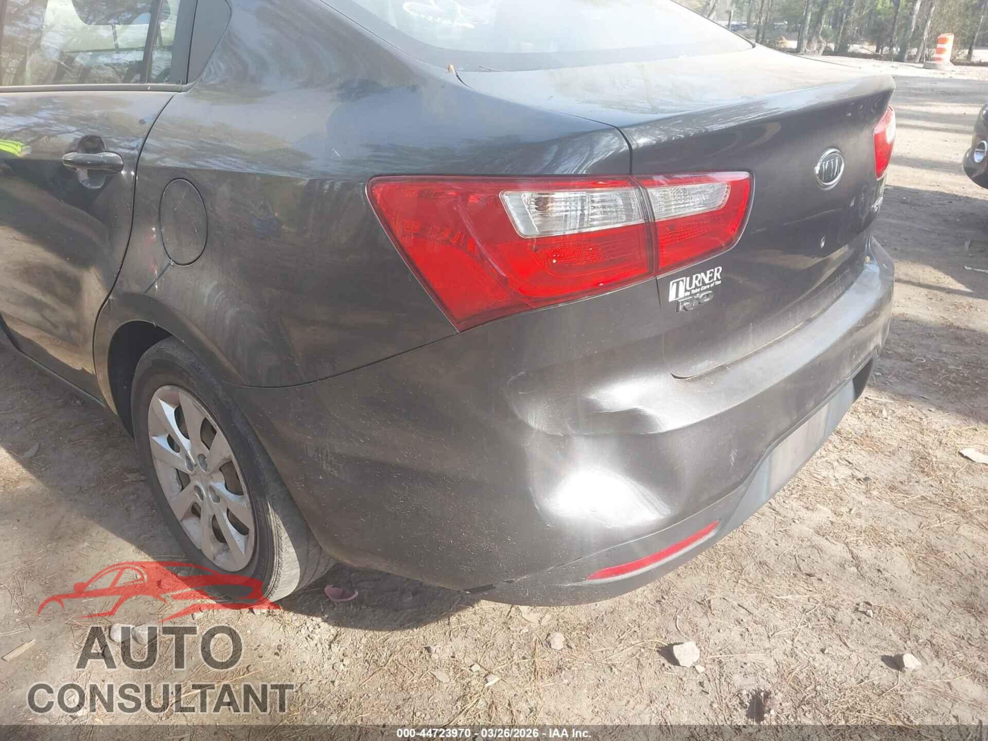 KIA RIO 2012 - KNADN4A34C6049736