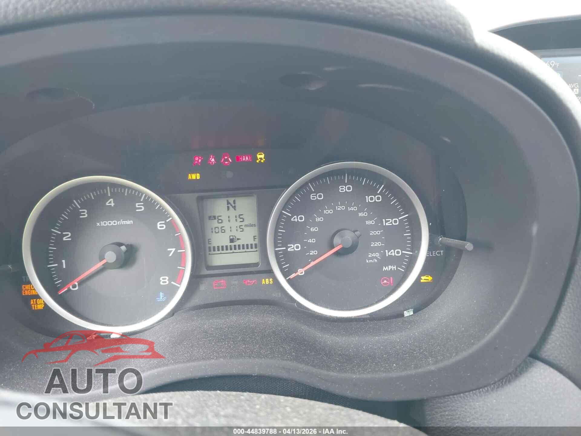 SUBARU FORESTER 2014 - JF2SJAEC2EH470488