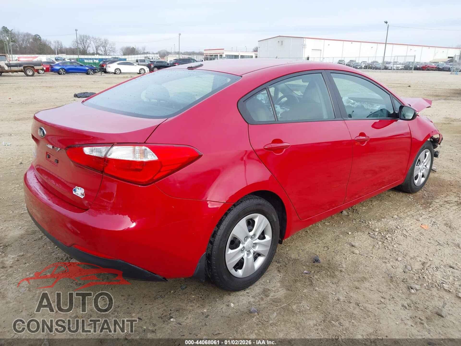 KIA FORTE 2015 - KNAFX4A60F5291947