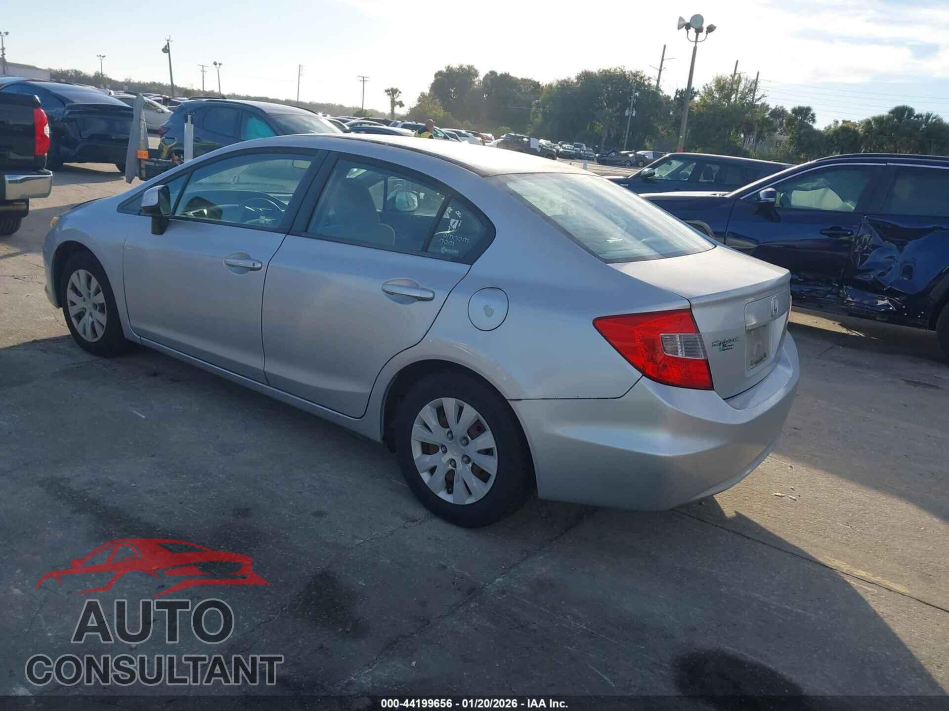 HONDA CIVIC 2012 - 19XFB2F55CE022624