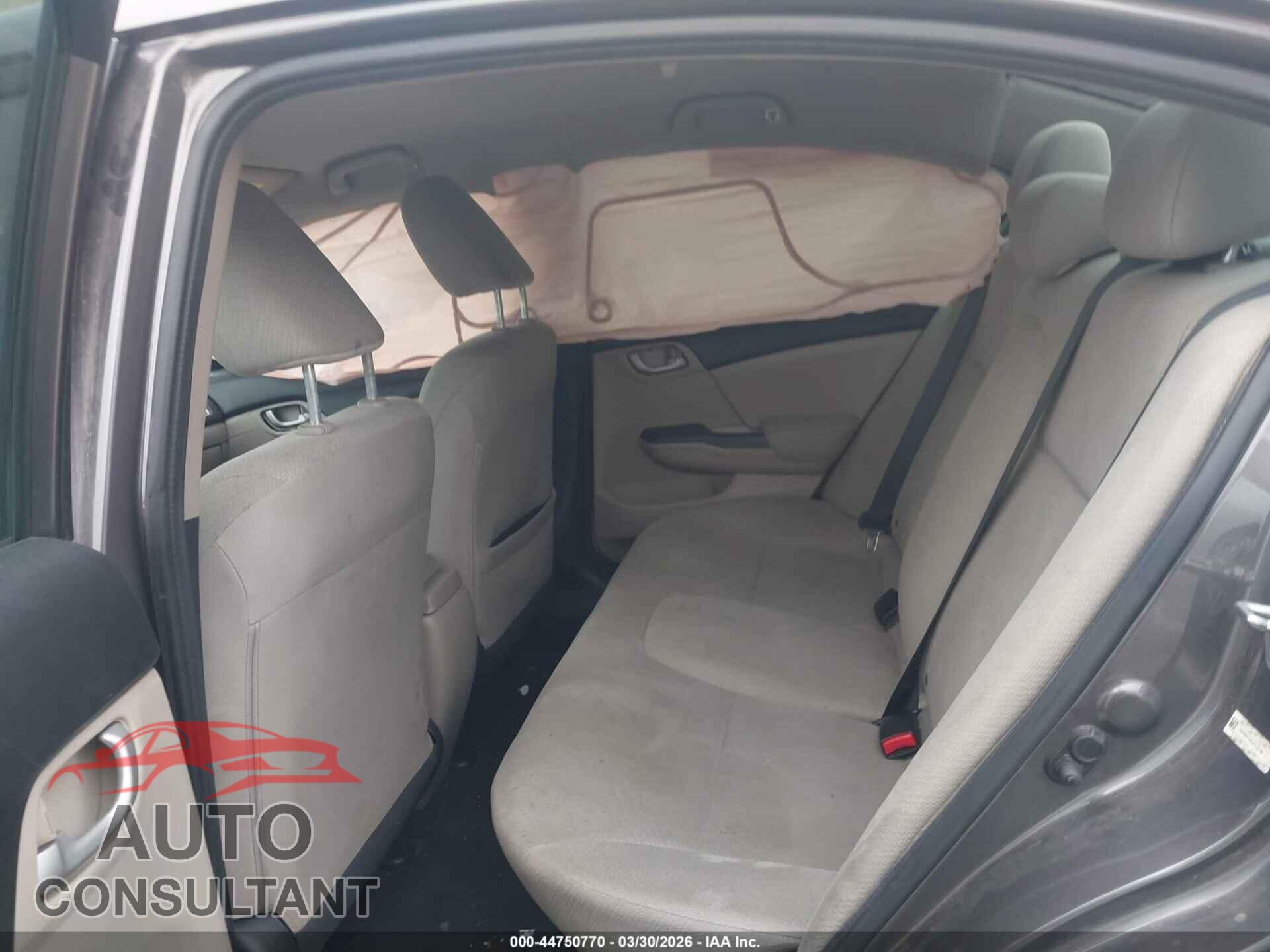 HONDA CIVIC 2013 - 19XFB2F5XDE272796