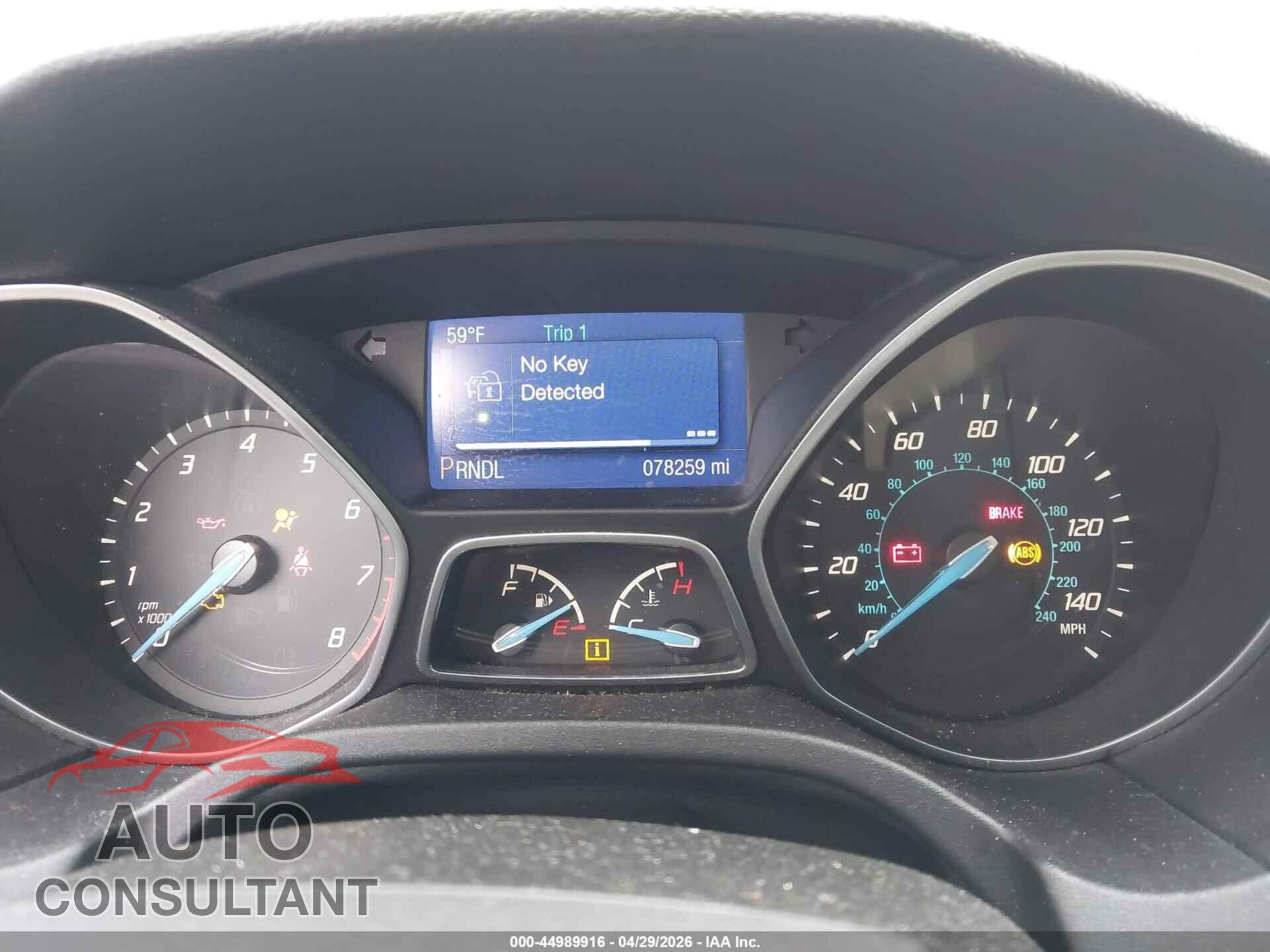 FORD FOCUS 2014 - 1FADP3F22EL181699