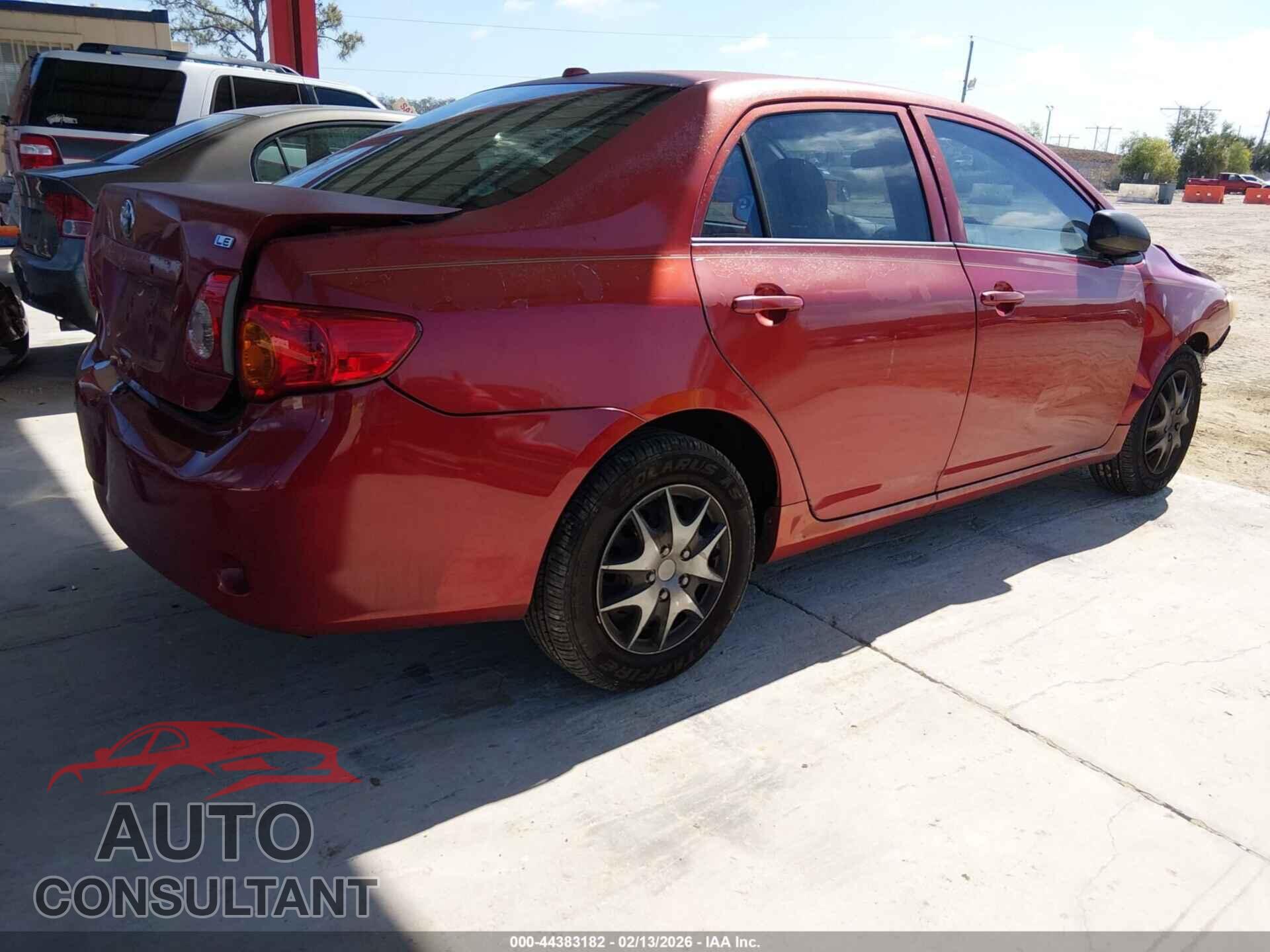 TOYOTA COROLLA 2009 - JTDBL40E899077856