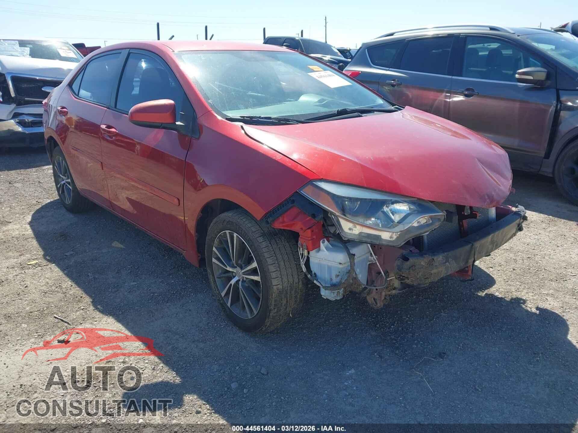 TOYOTA COROLLA 2016 - 5YFBURHE9GP481643