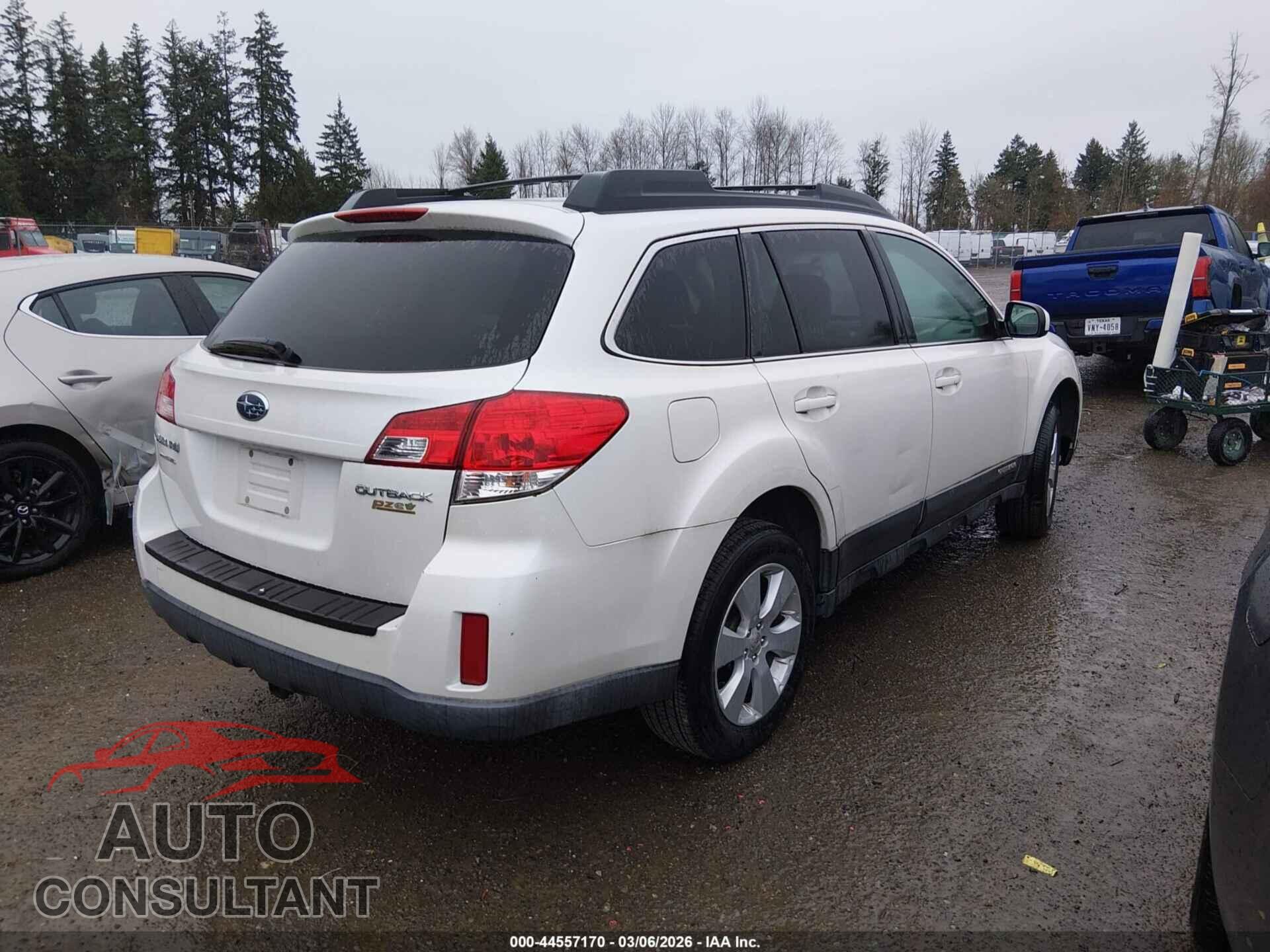 SUBARU OUTBACK 2010 - 4S4BRBCC1A3310962