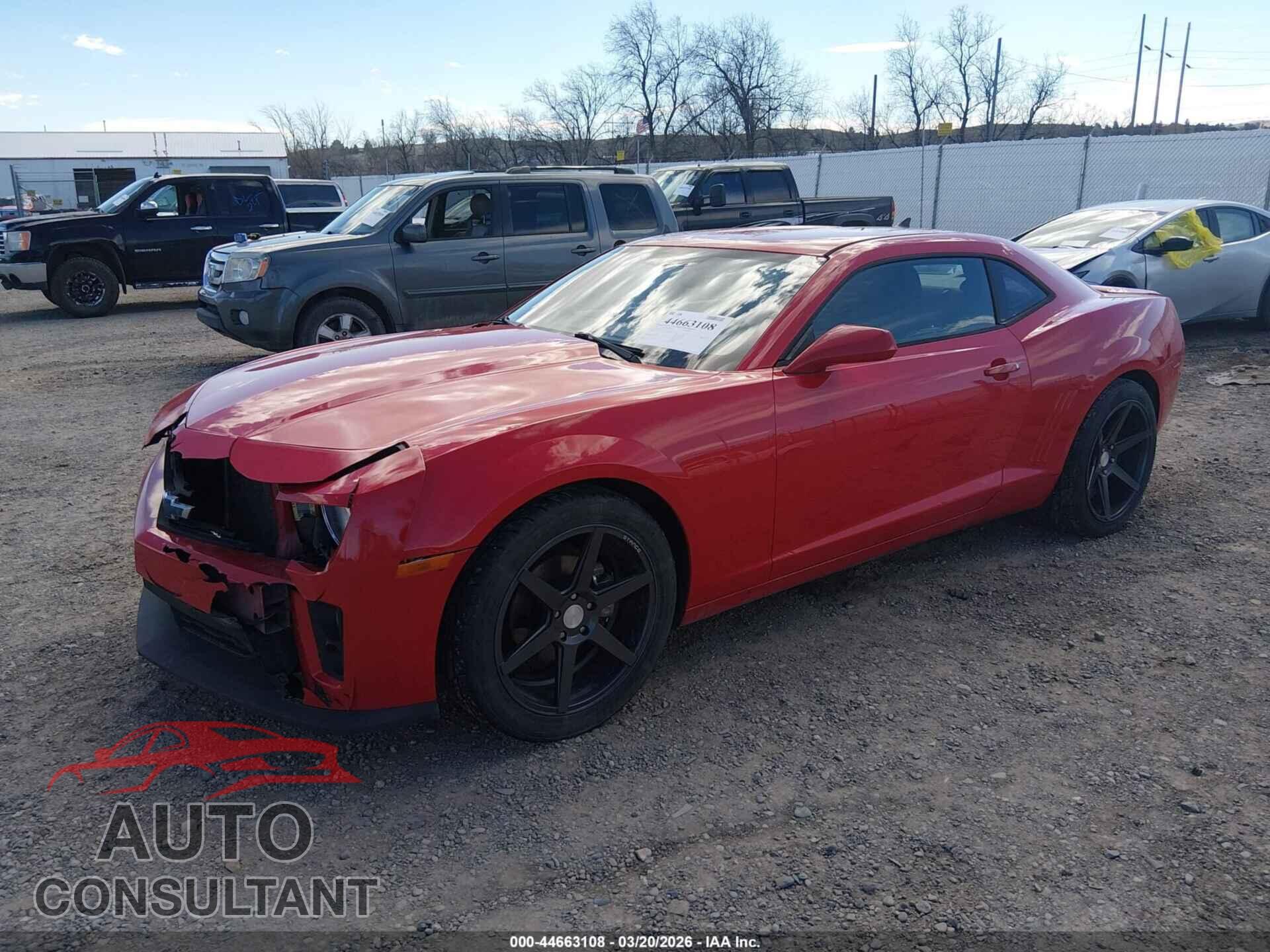 CHEVROLET CAMARO 2012 - 2G1FA1E38C9207304