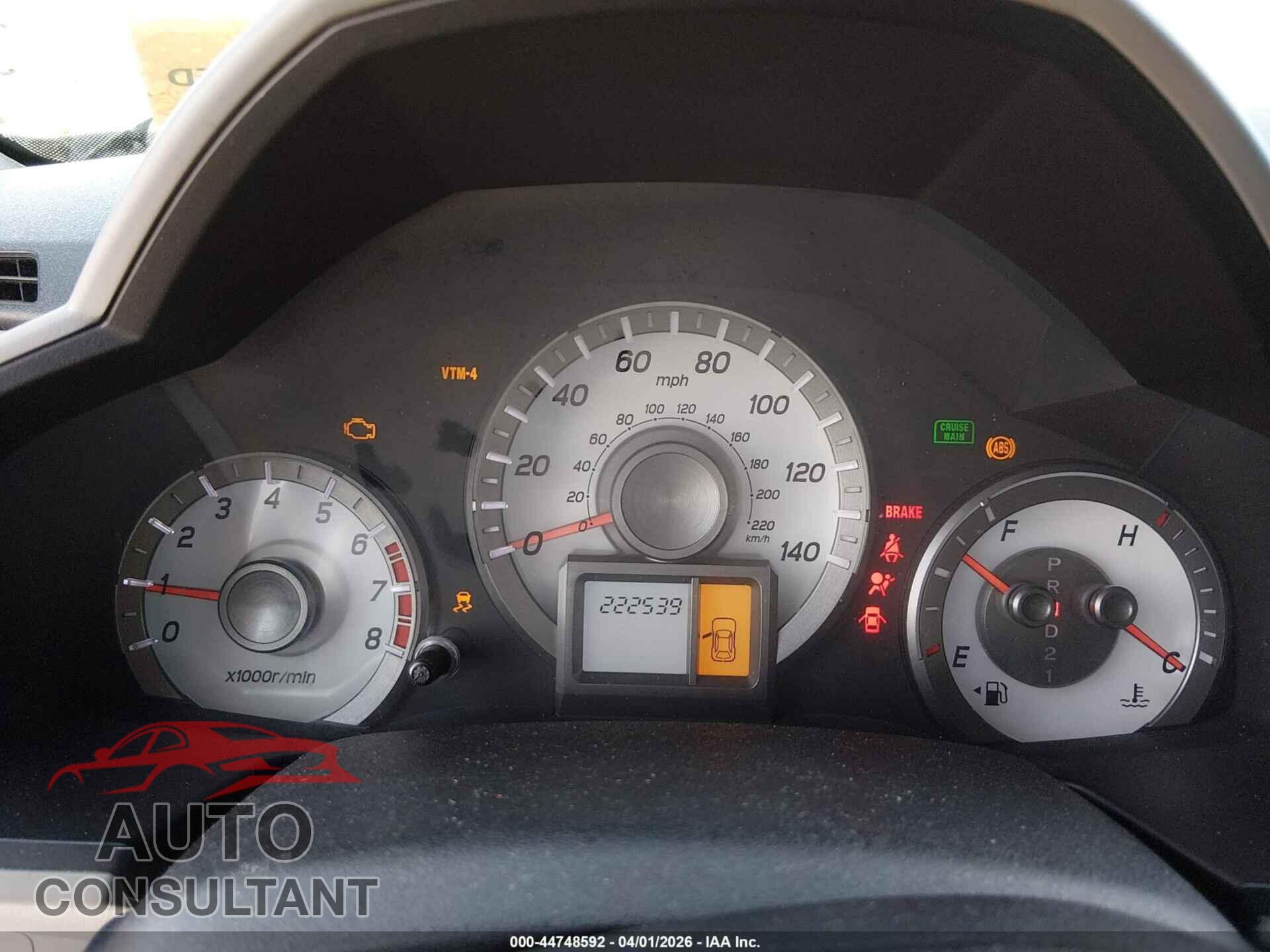 HONDA PILOT 2012 - 5FNYF4H28CB055512