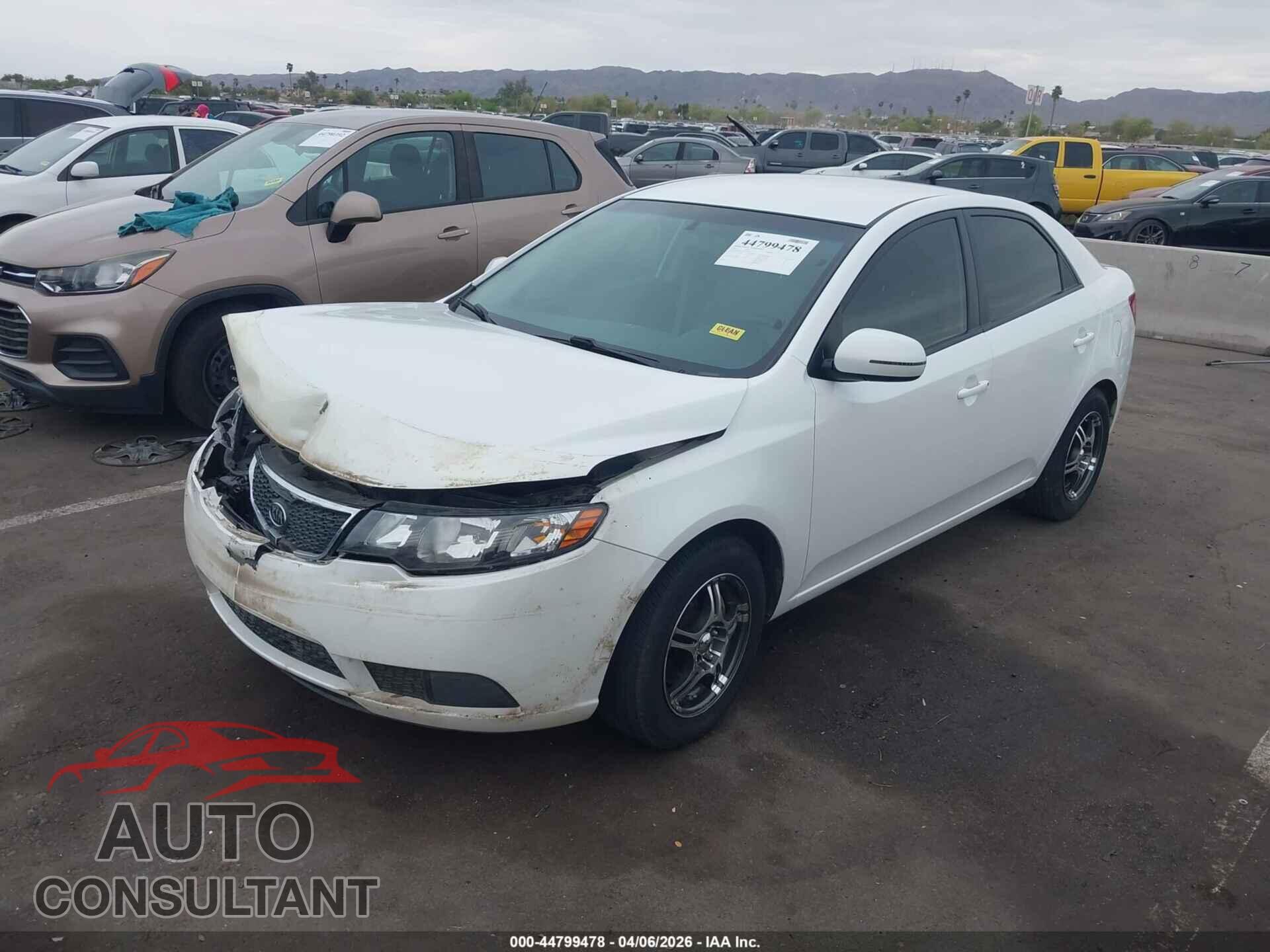 KIA FORTE 2012 - KNAFU4A29C5588233