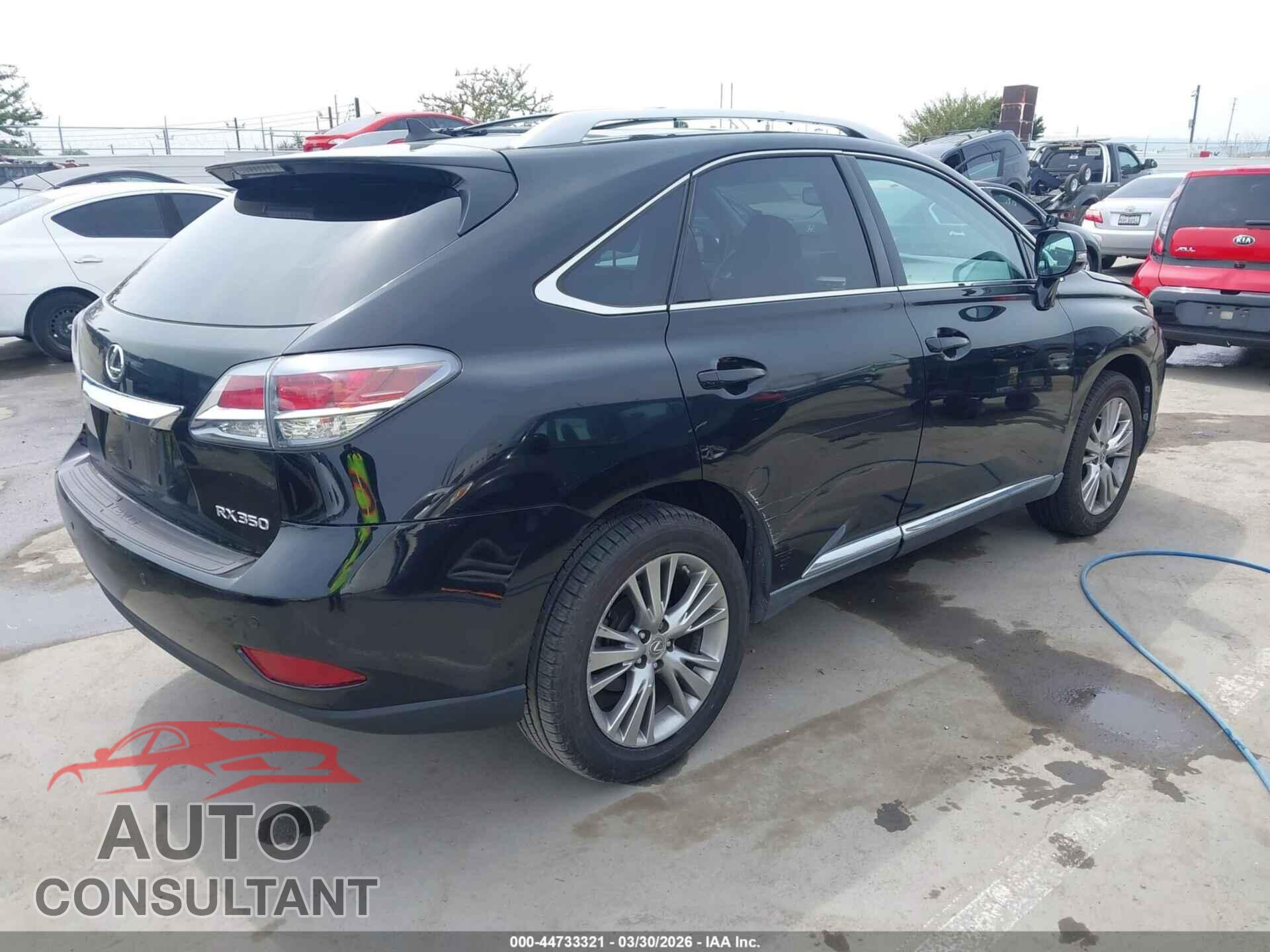 LEXUS RX 350 2013 - 2T2ZK1BA3DC098218