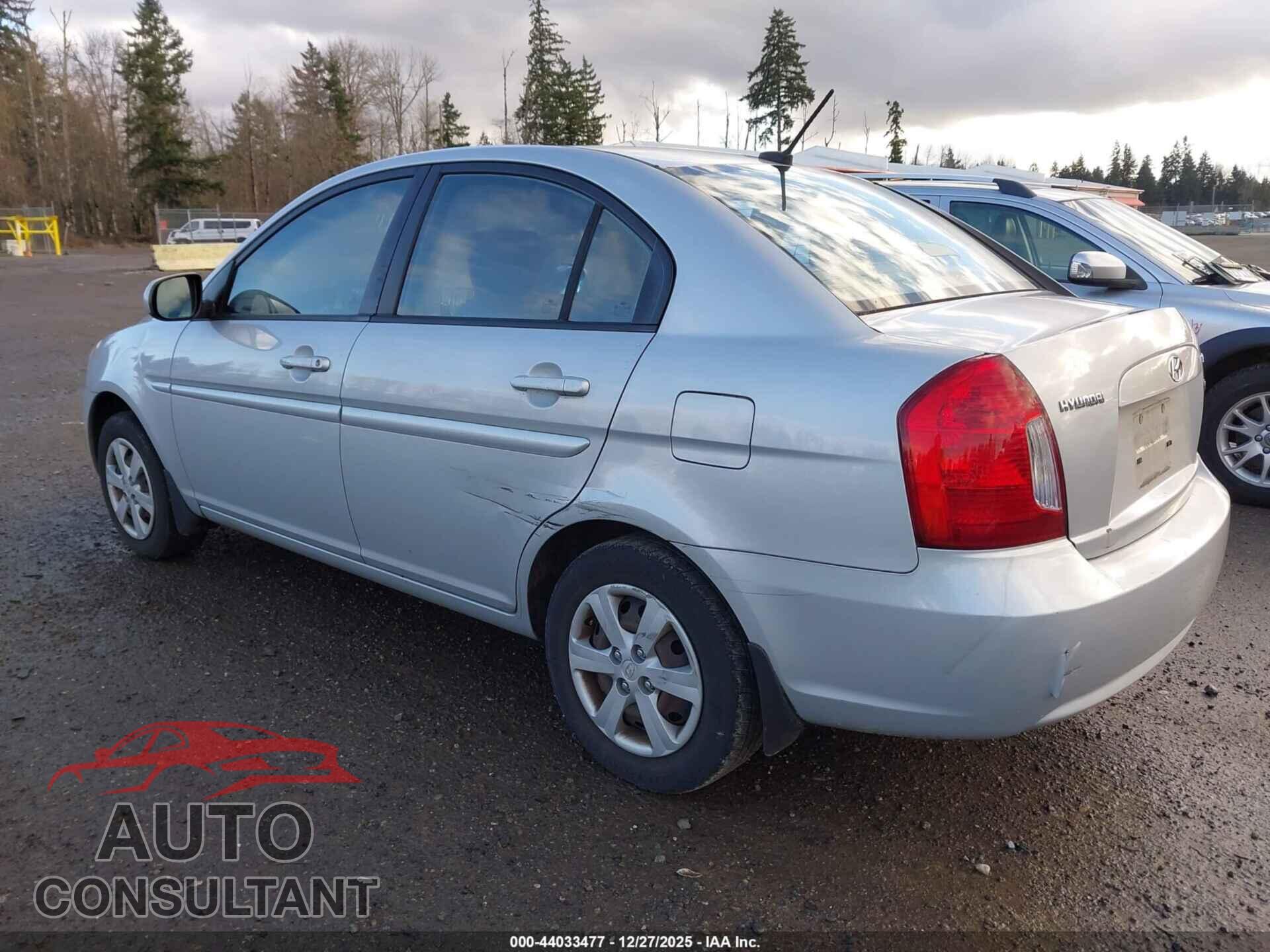 HYUNDAI ACCENT 2011 - KMHCN4AC2BU609158