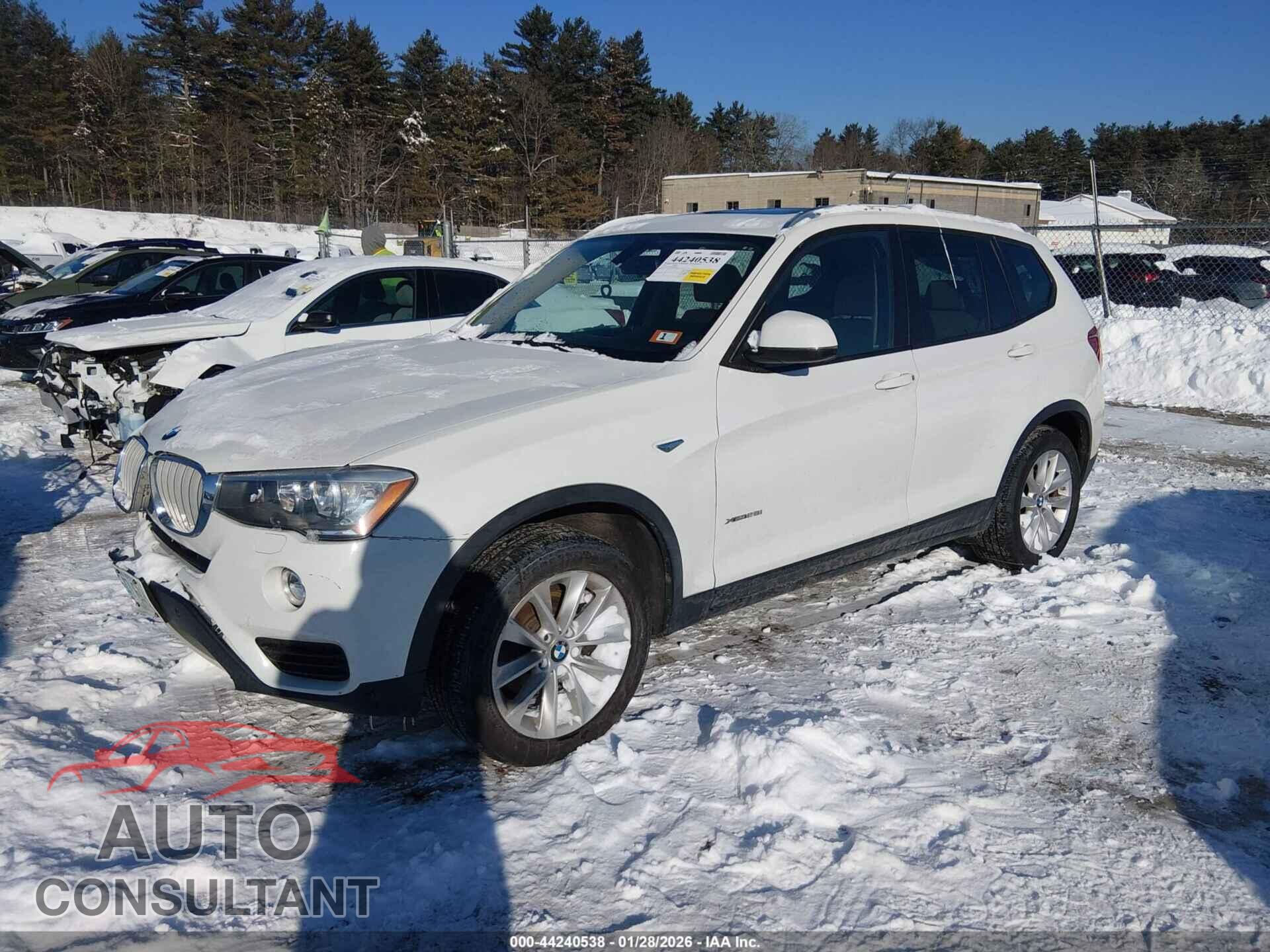 BMW X3 2016 - 5UXWX9C56G0D88848
