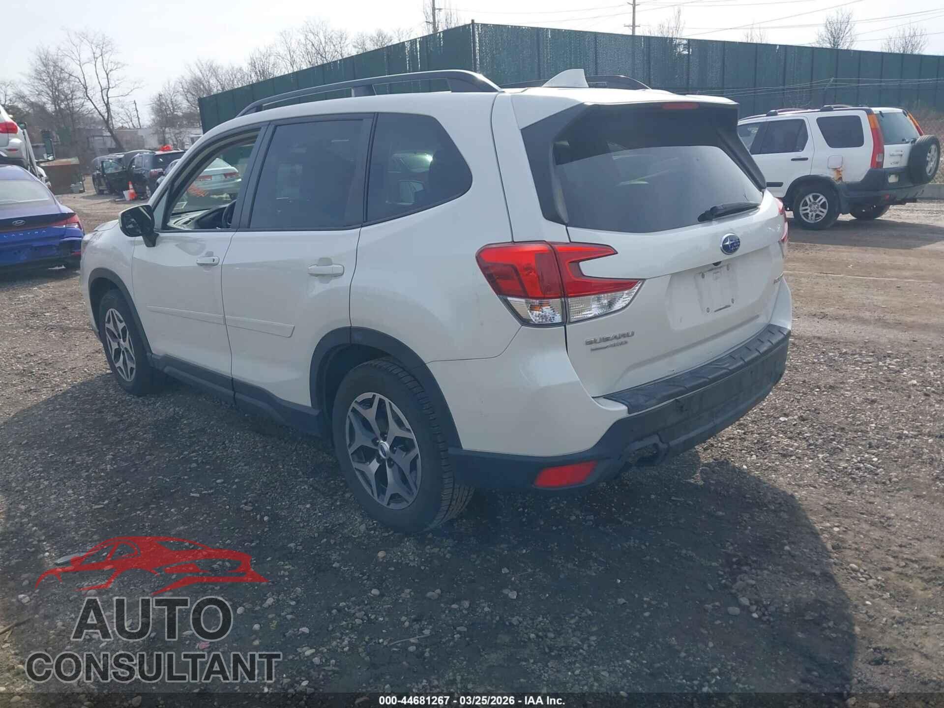 SUBARU FORESTER 2019 - JF2SKAGC2KH480749