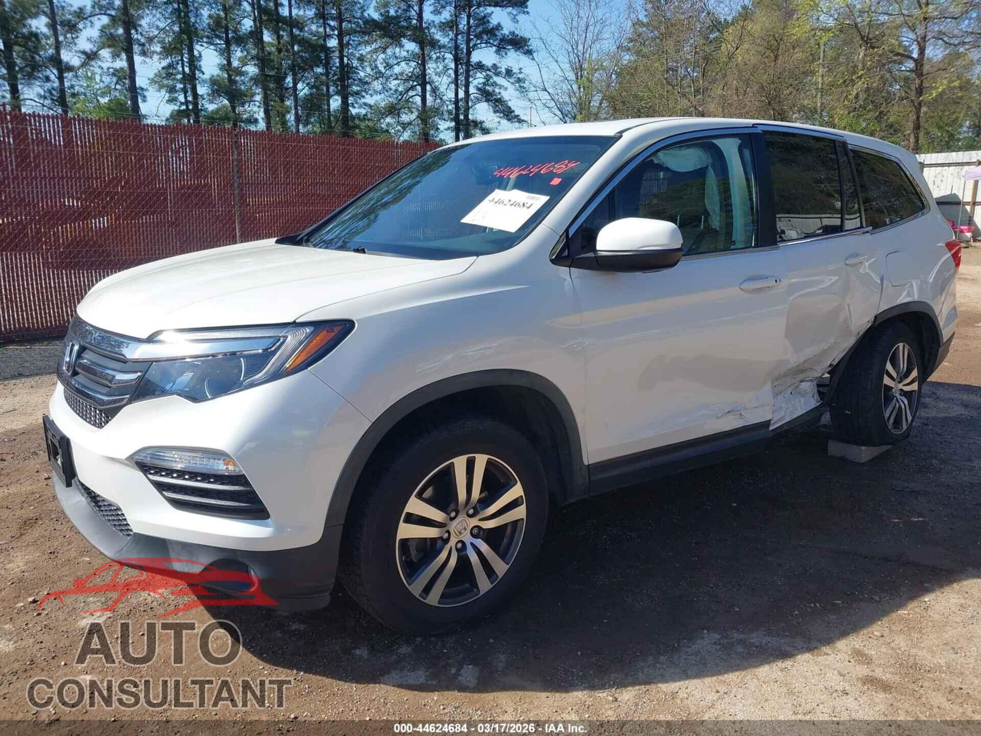 HONDA PILOT 2017 - 5FNYF5H5XHB022194