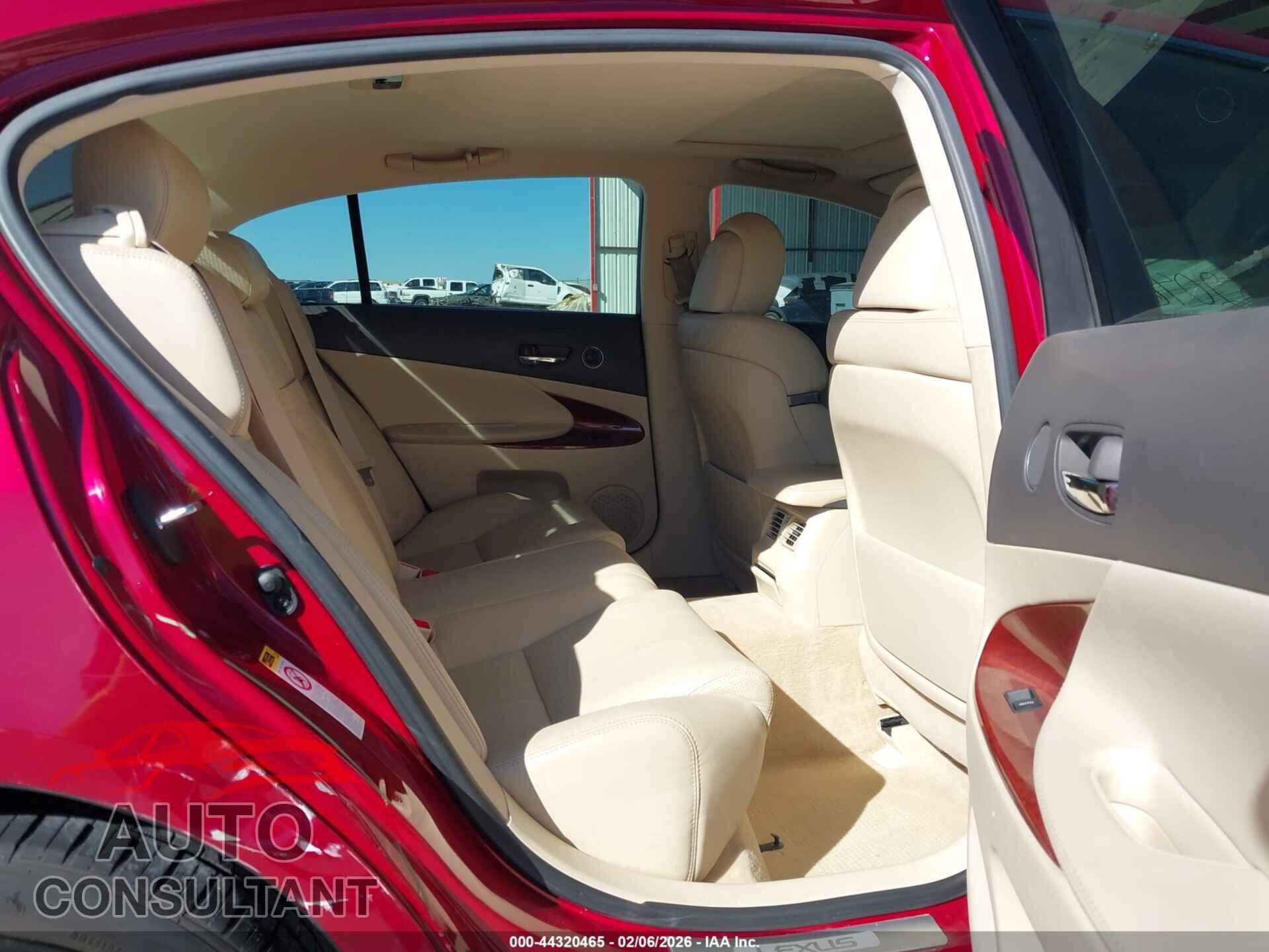 LEXUS GS 350 2011 - JTHBE1KS4B0052229