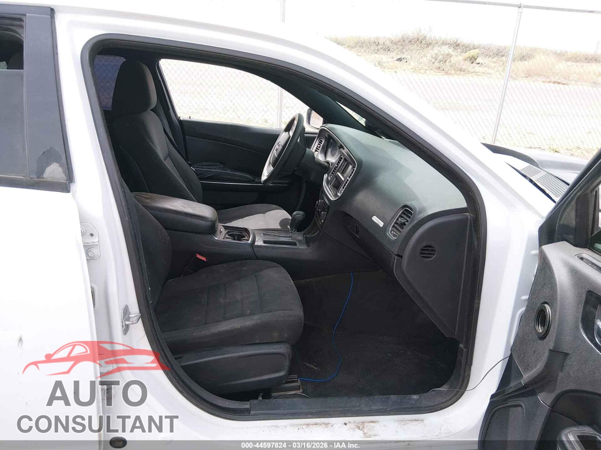 DODGE CHARGER 2012 - 2C3CDXBG2CH214660