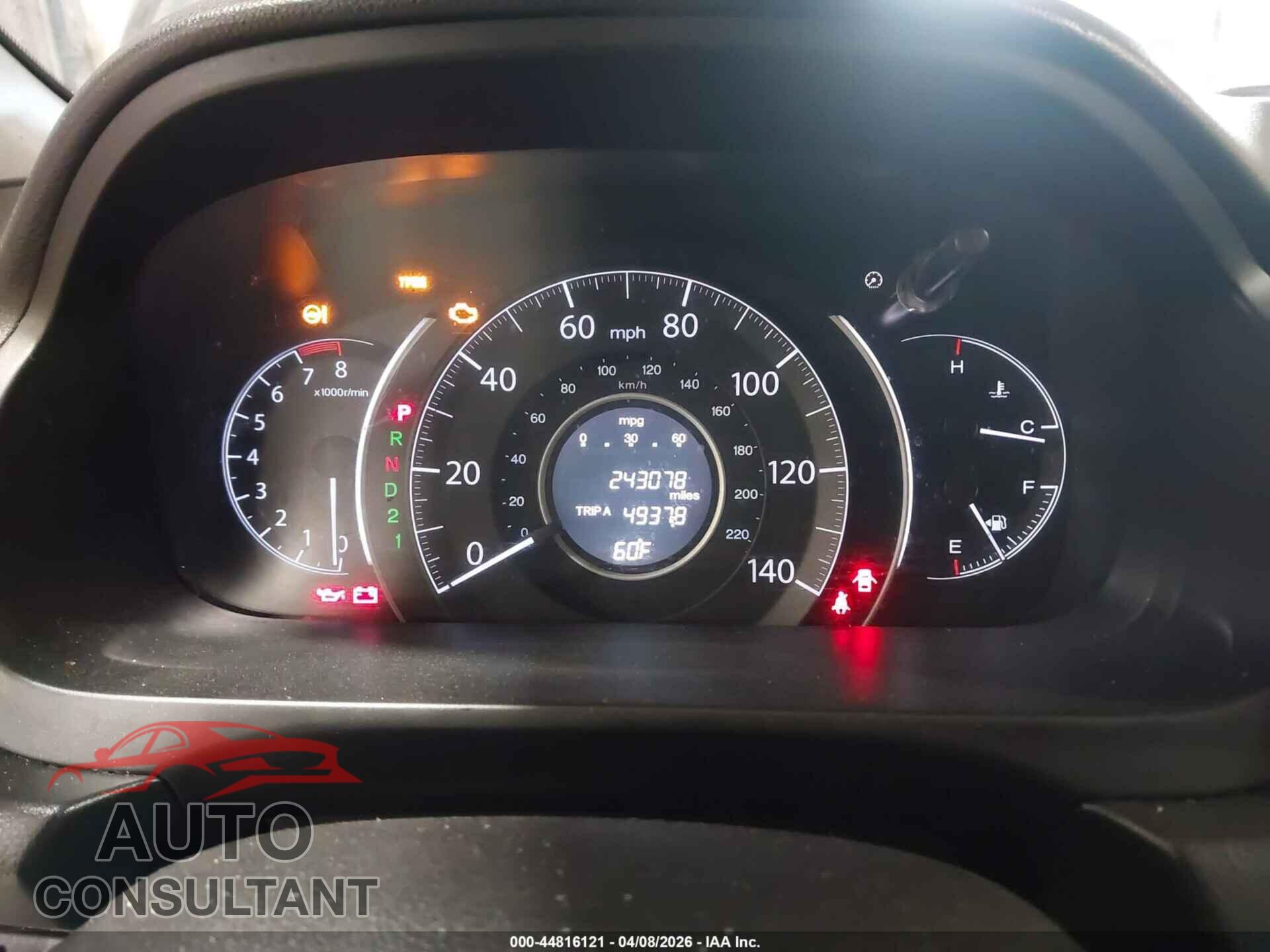HONDA CR-V 2013 - 2HKRM4H70DH605357