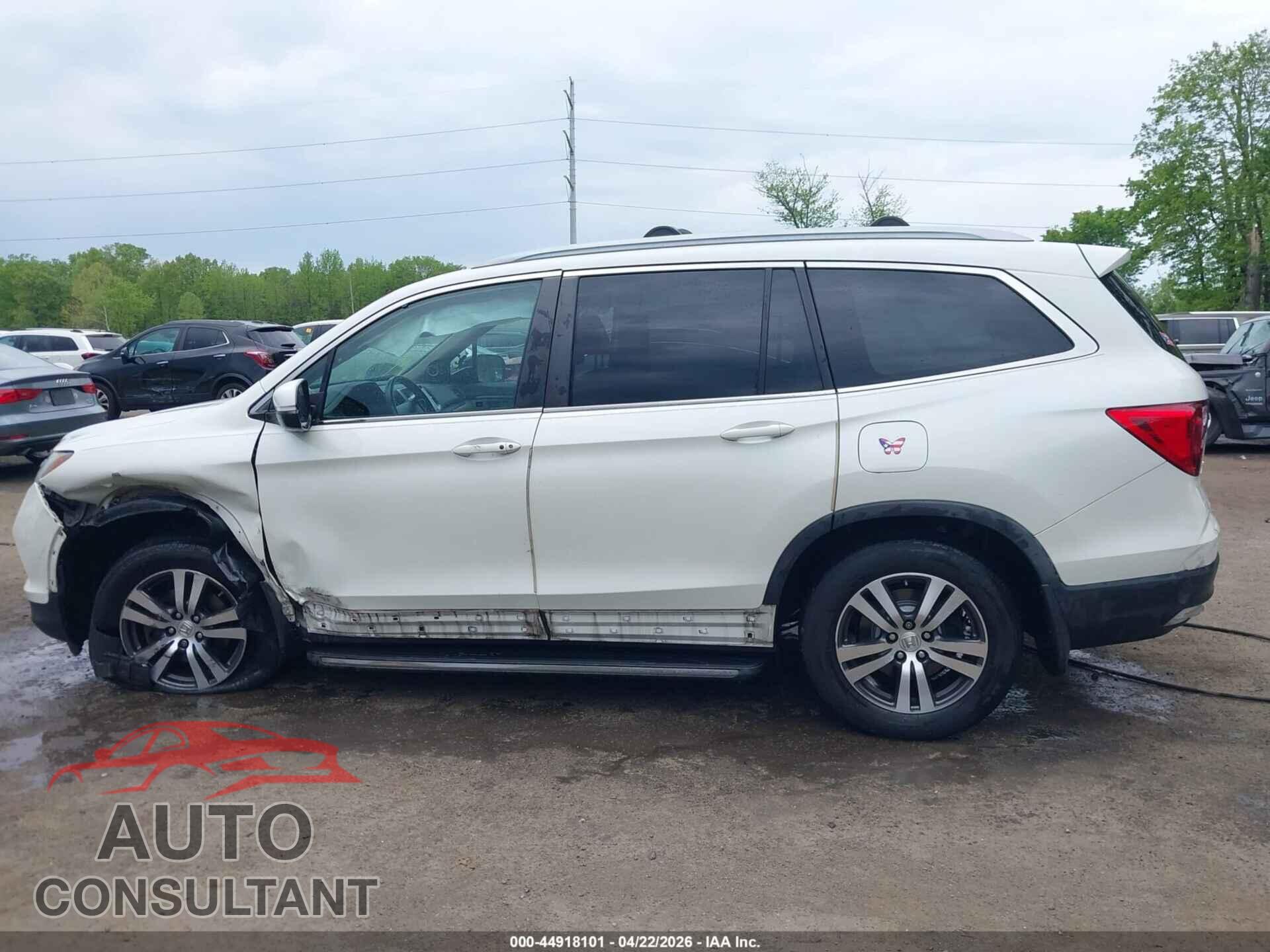 HONDA PILOT 2017 - 5FNYF5H59HB020064