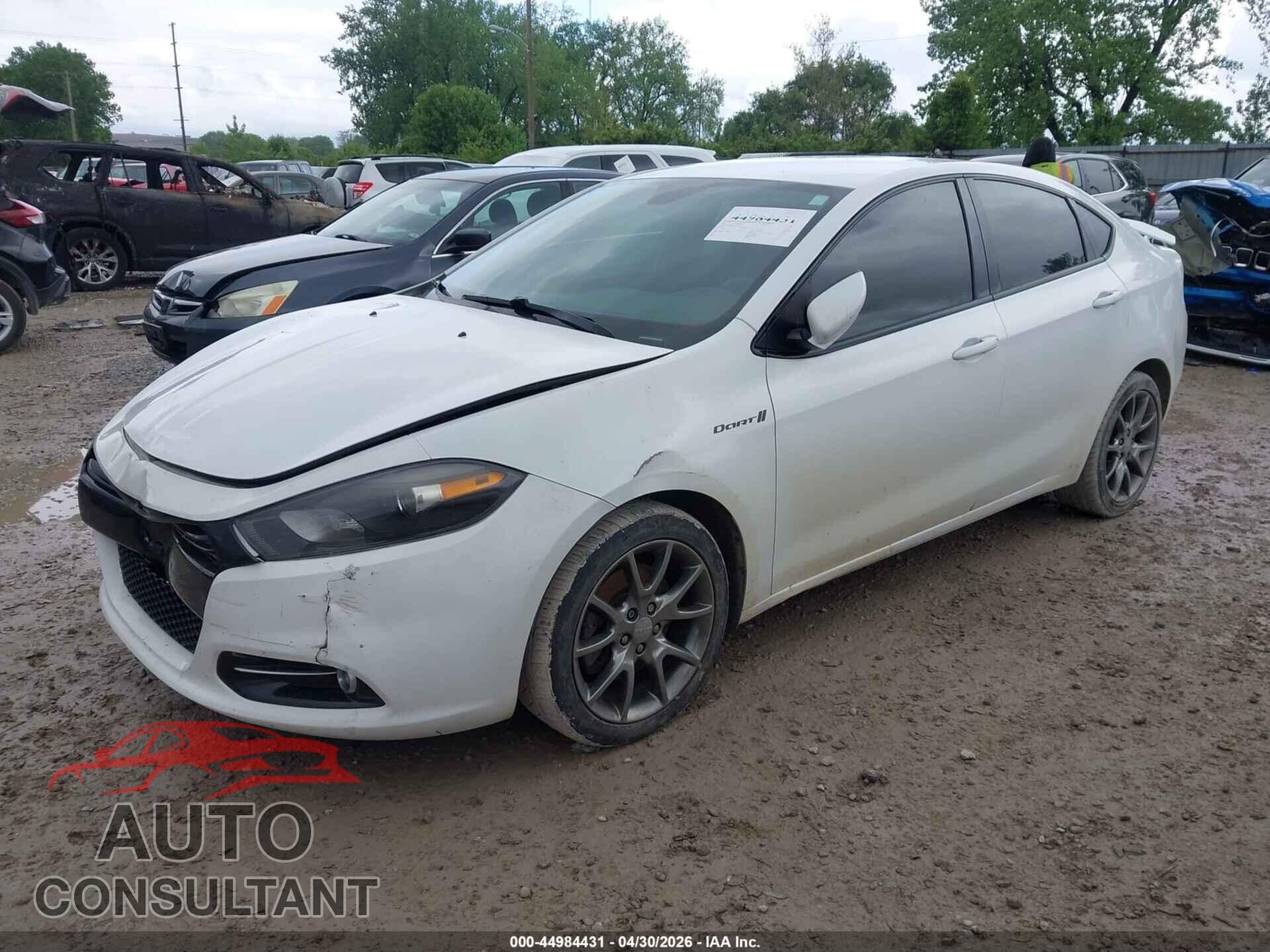 DODGE DART 2015 - 1C3CDFBBXFD141473