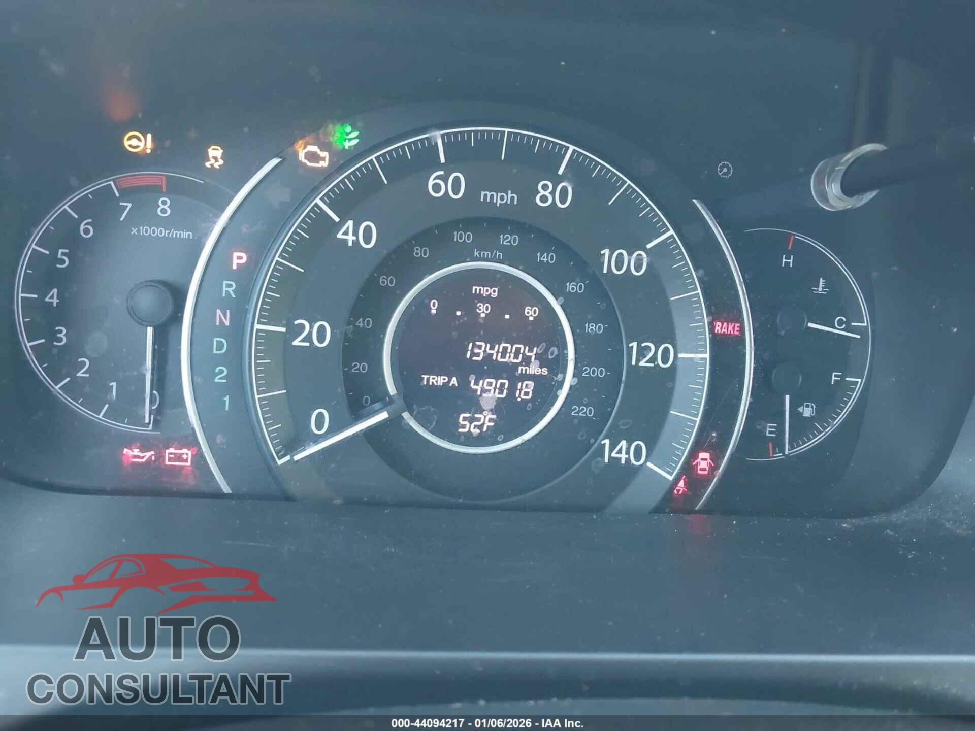 HONDA CR-V 2012 - JHLRM4H77CC006355
