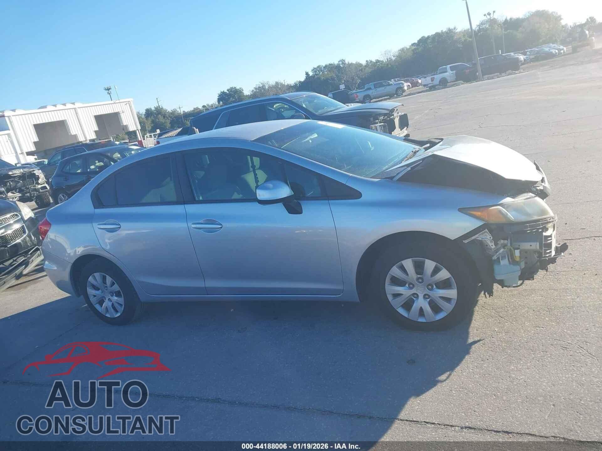 HONDA CIVIC 2012 - 19XFB2F5XCE091731