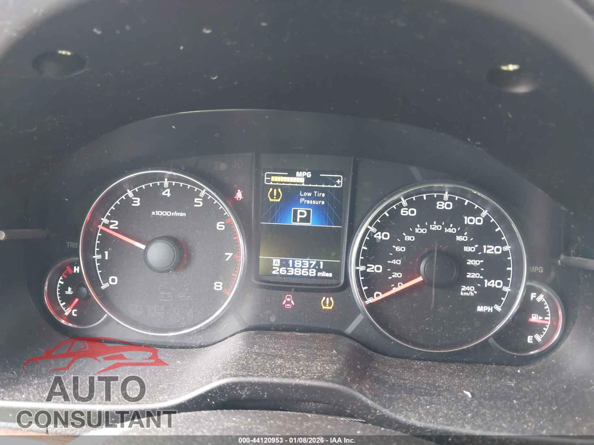 SUBARU OUTBACK 2014 - 4S4BRBLC6E3211432