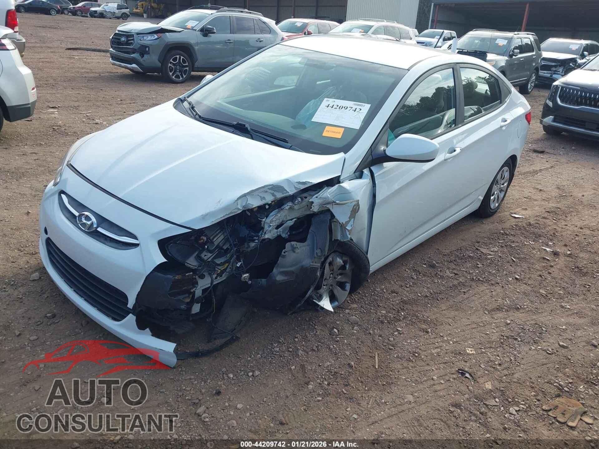 HYUNDAI ACCENT 2017 - KMHCT4AE7HU359576