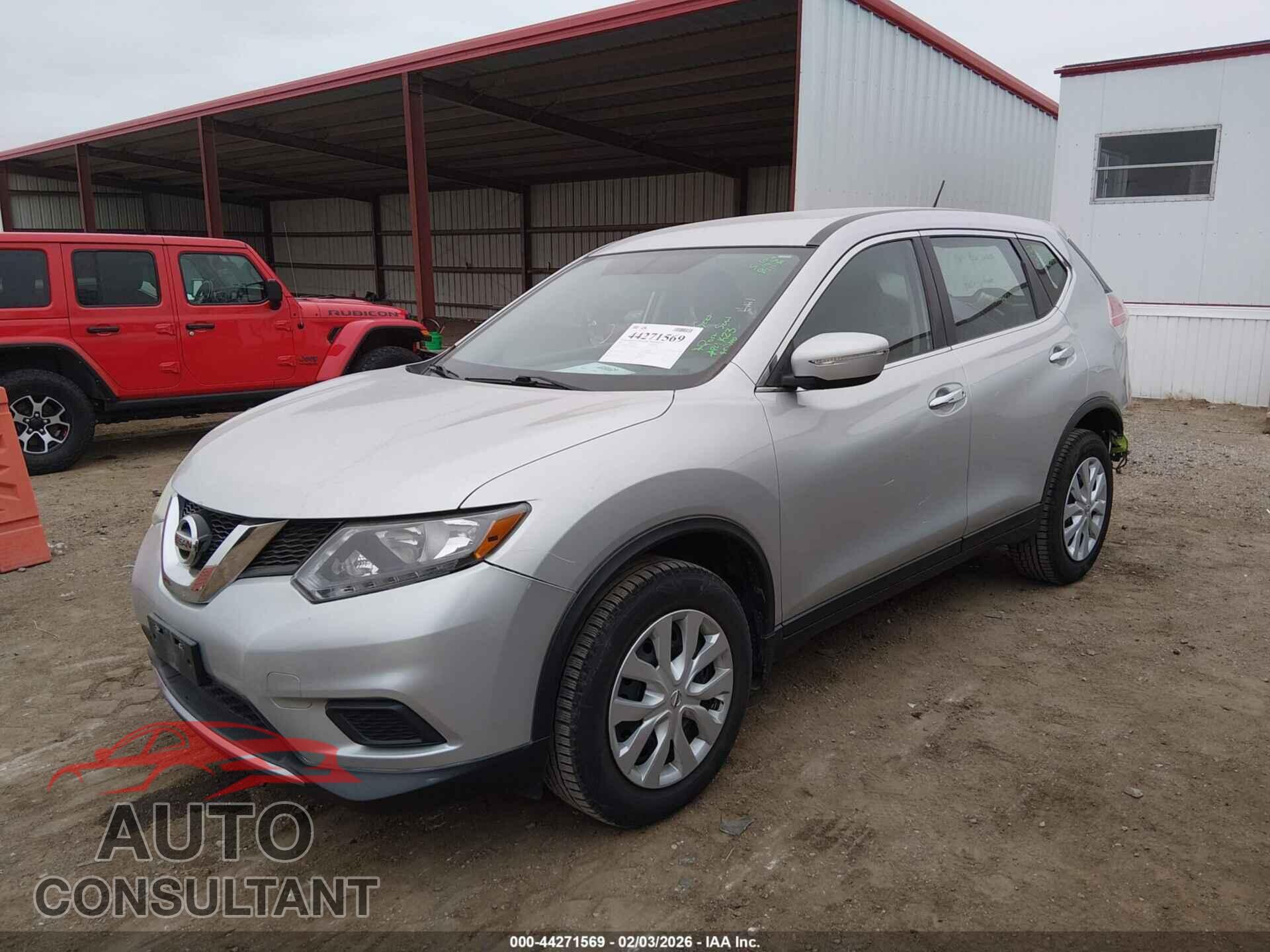 NISSAN ROGUE 2015 - KNMAT2MV1FP573602