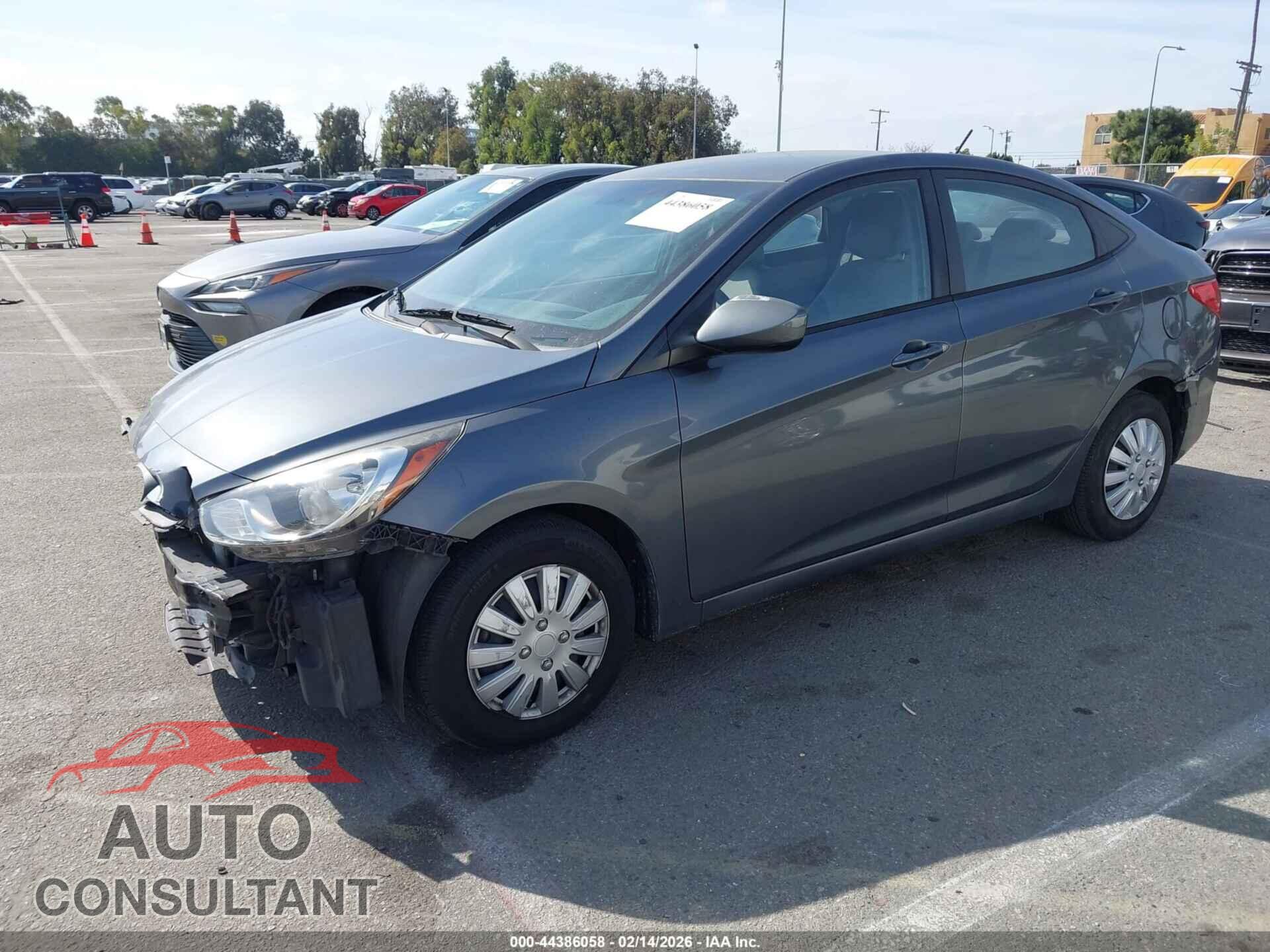 HYUNDAI ACCENT 2013 - KMHCT4AE7DU398632